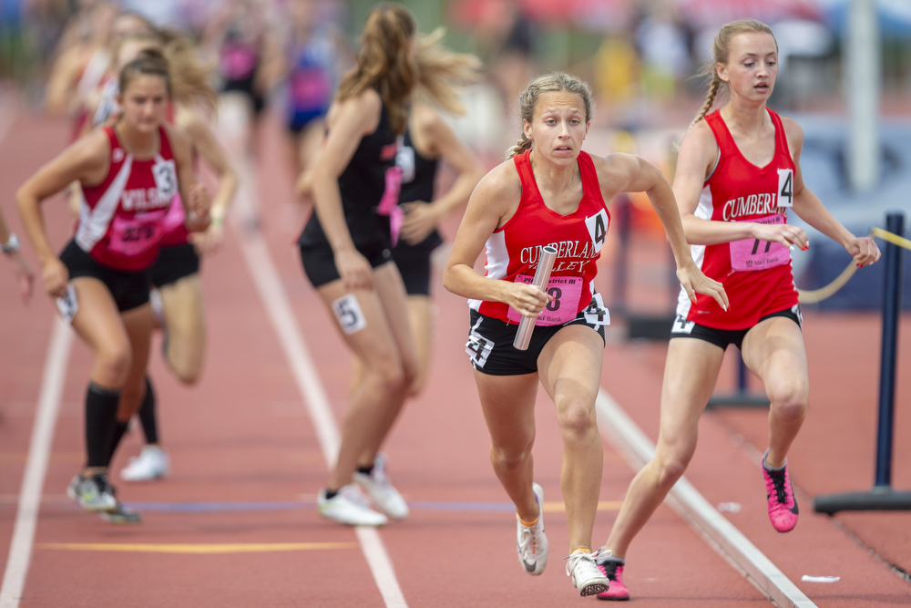 Girls' 2021 District 3 Track and Field Championships Day 2