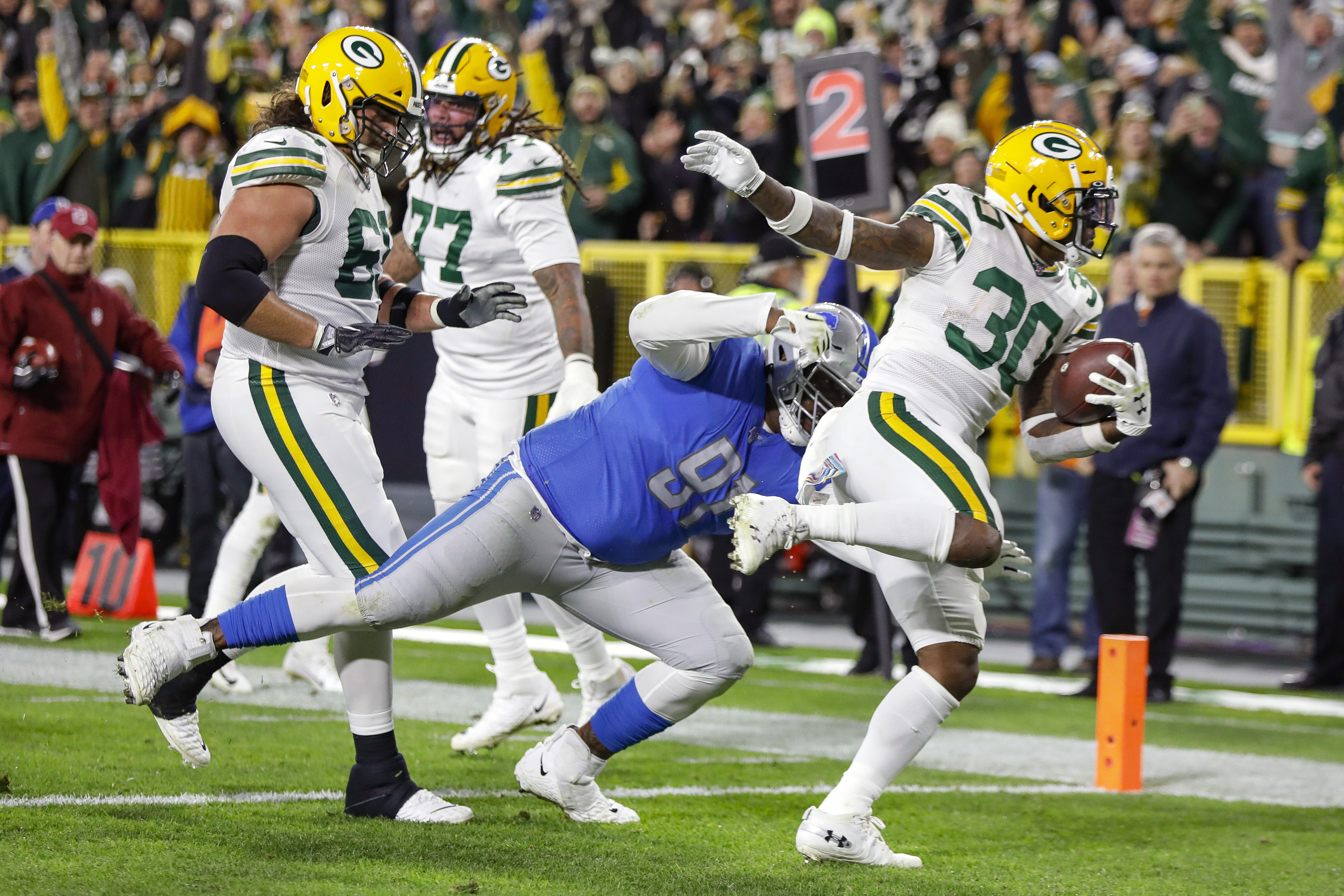 Former Packers RB Jamaal Williams cracks NFL's Top 100 Players of 2023