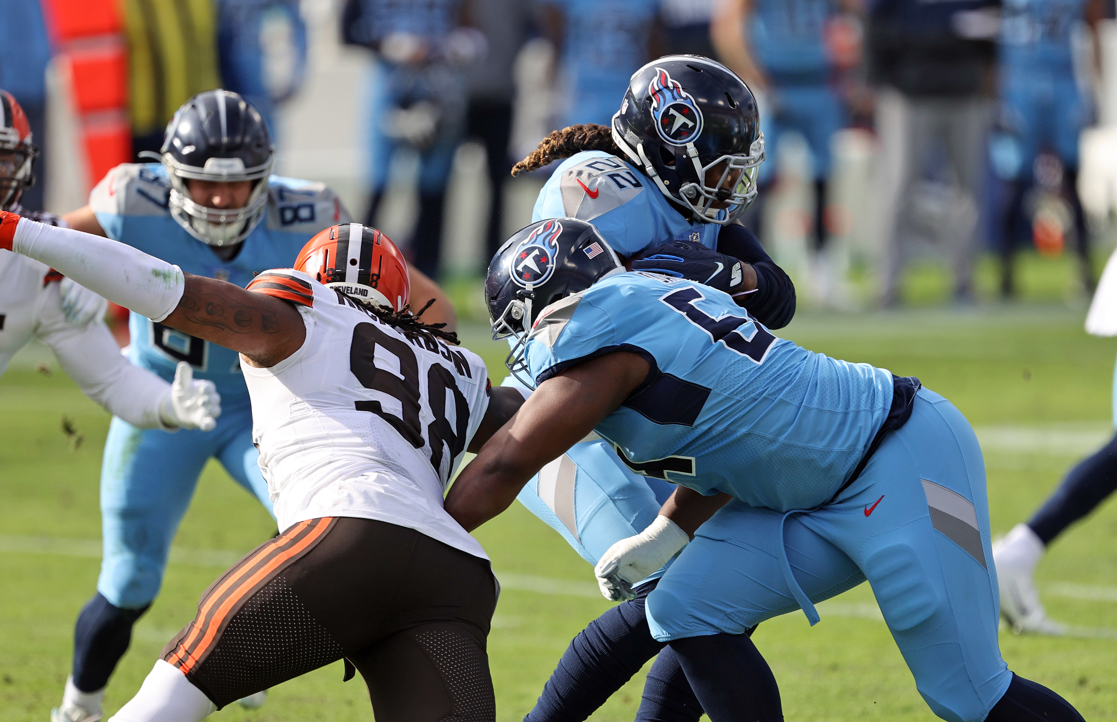 PHOTOS: Cleveland Browns beat Tennessee Titans, 41-35