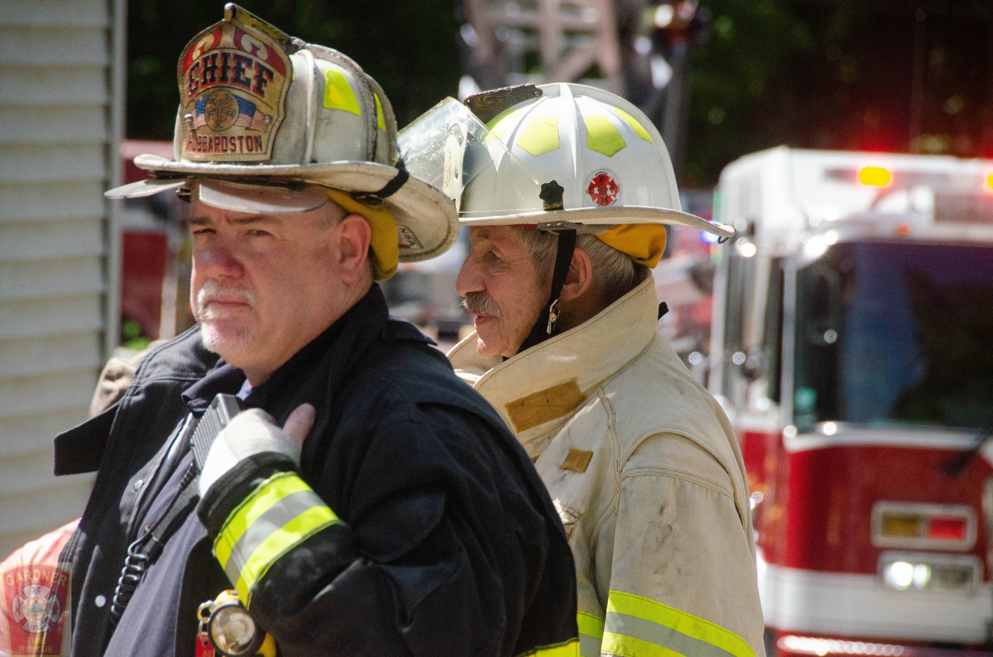 Fire in Hubbardston injures multiple people, burns vehicles