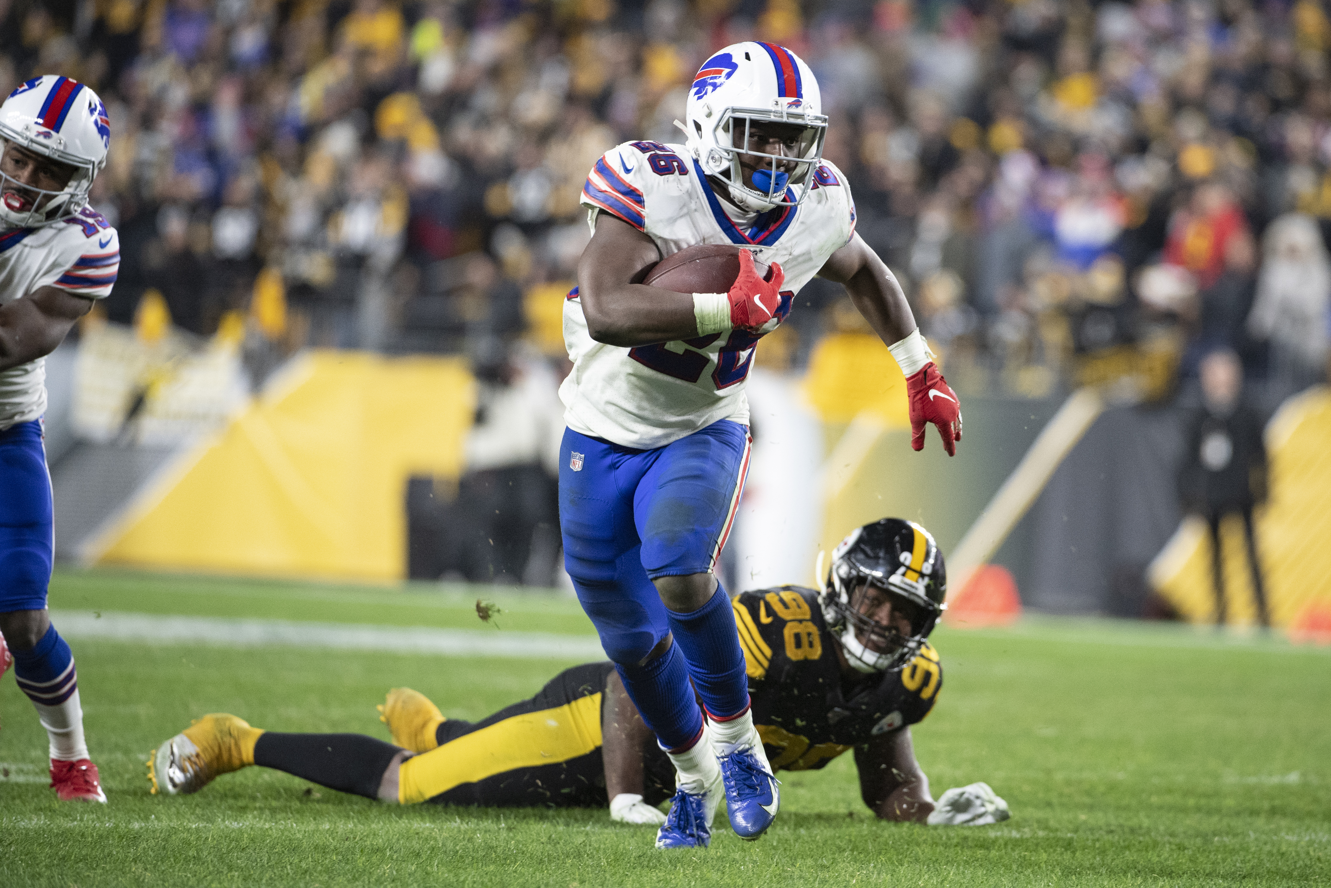 With injury issues behind him, Bills running back Zack Moss no