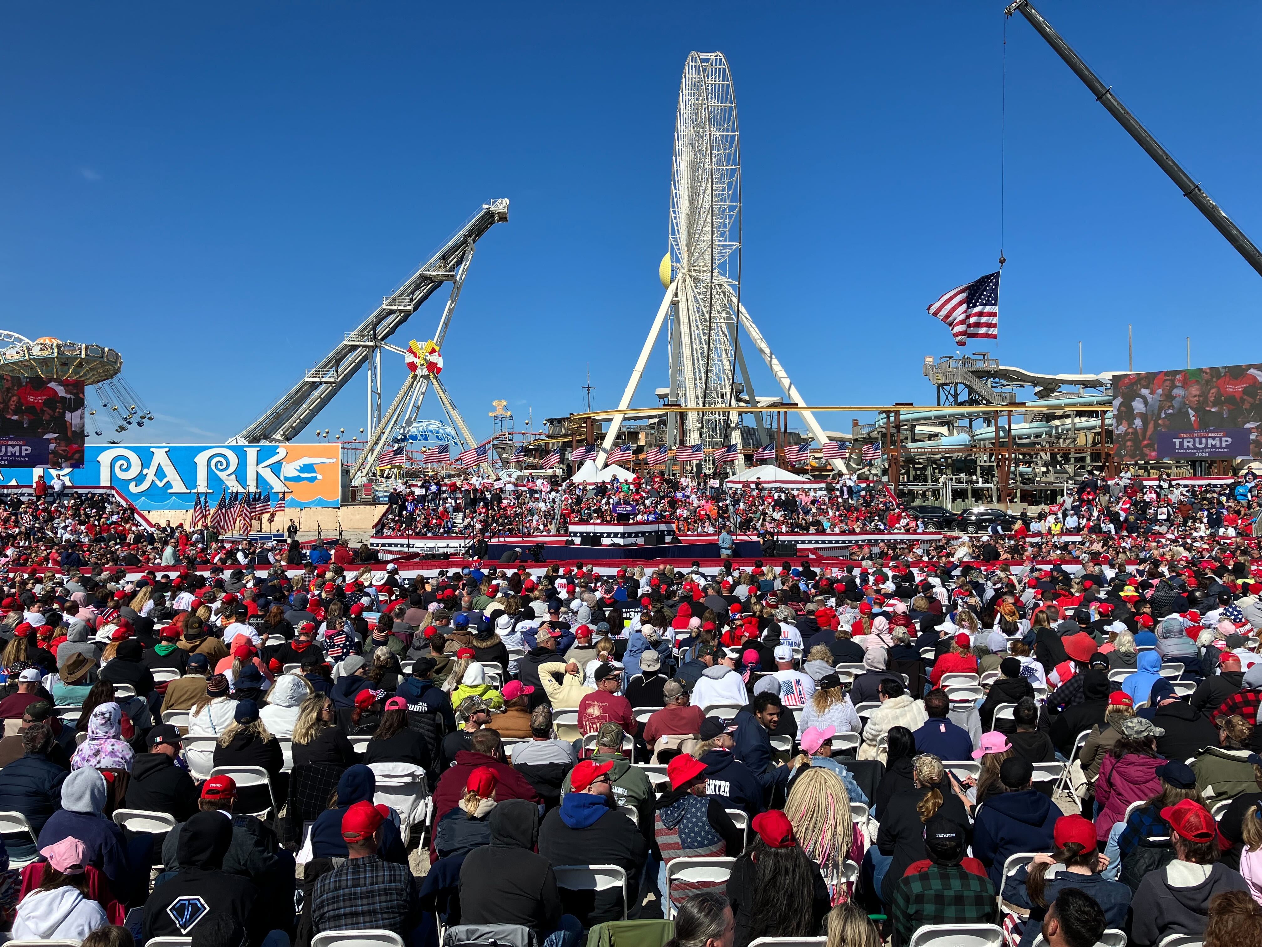 Donald Trump's 2024 rally in Wildwood, N.J. - nj.com