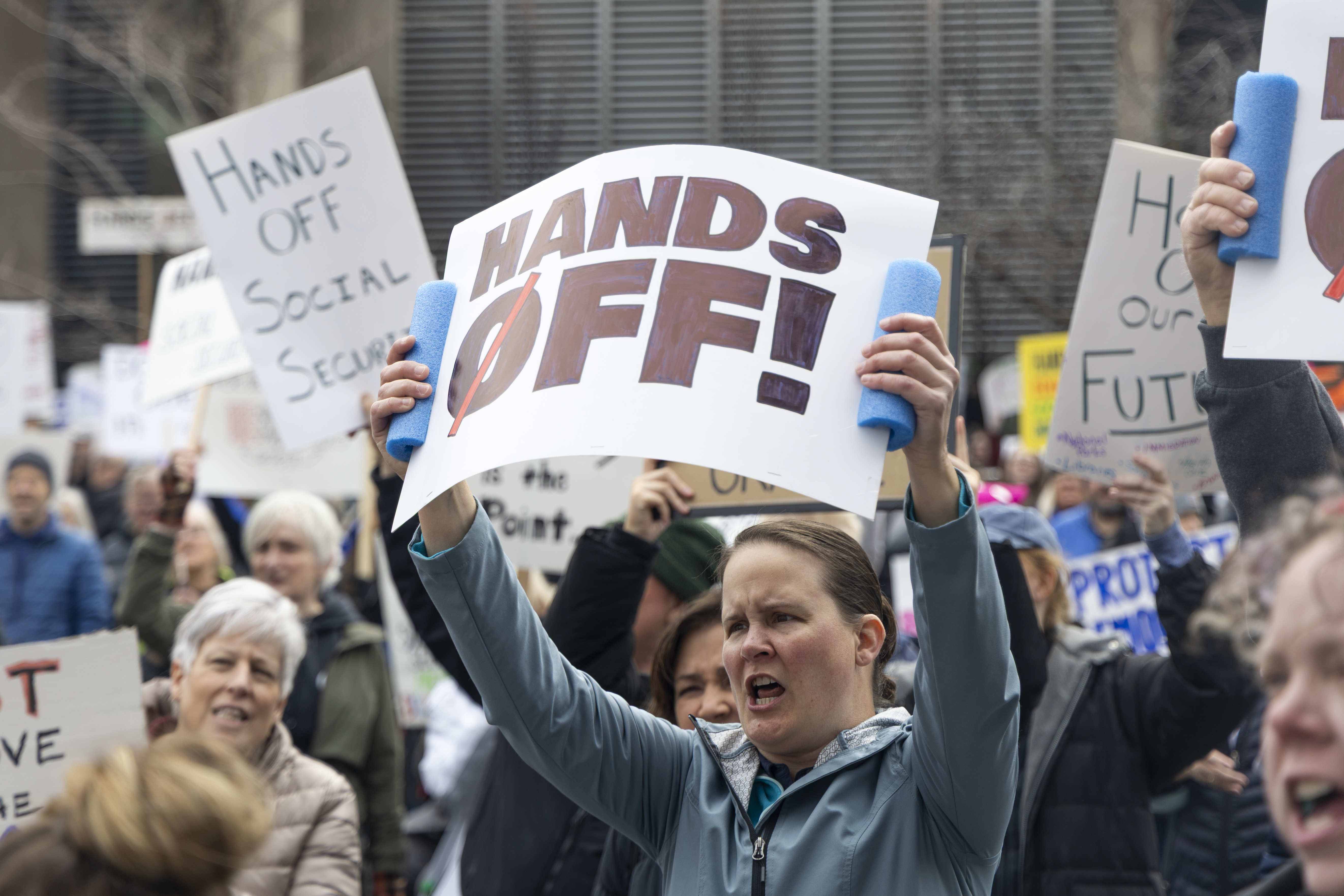 Thousands gather for Hands Off! protests across Michigan - mlive.com
