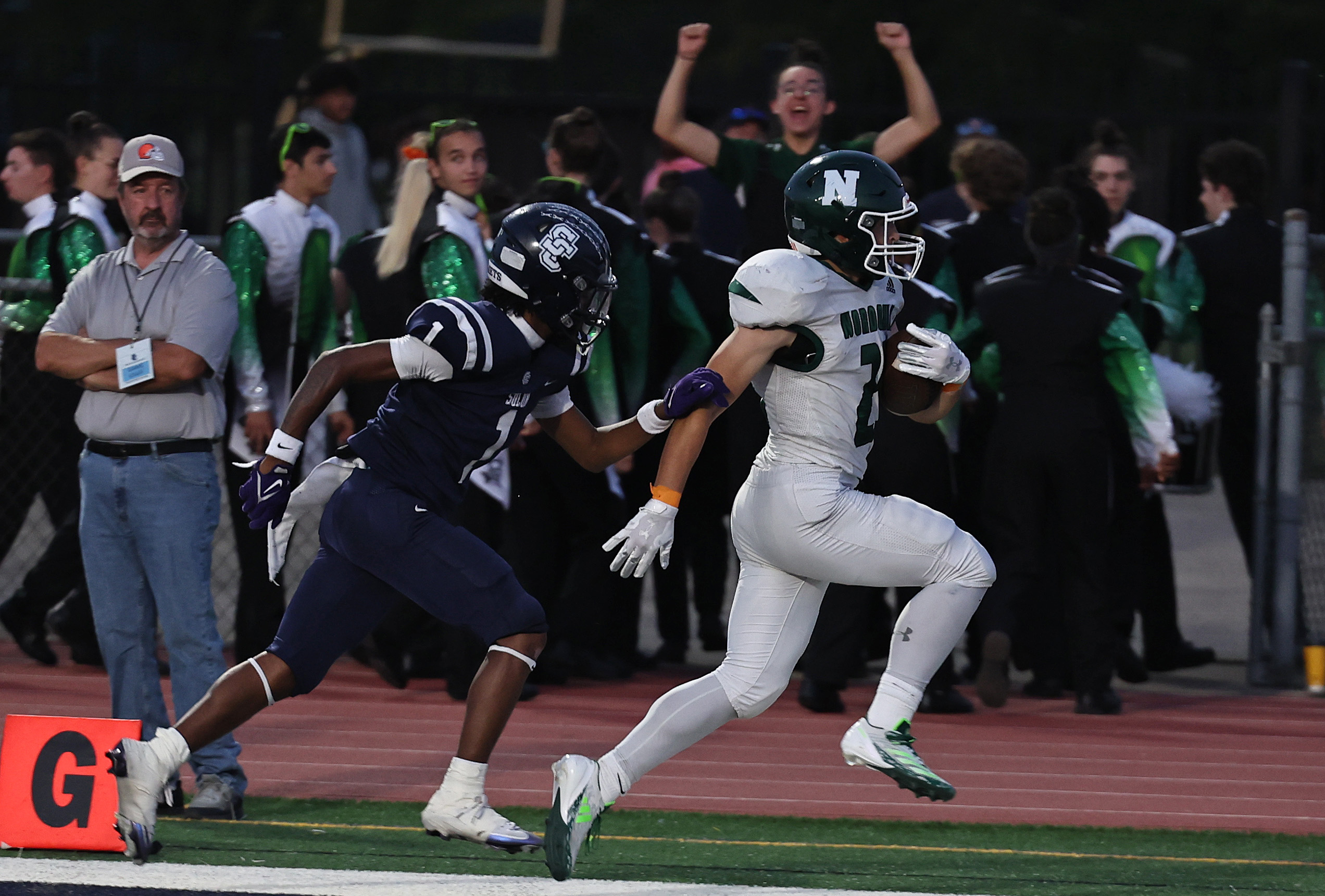 High School Football Solon vs. Nordonia in a Suburban League game