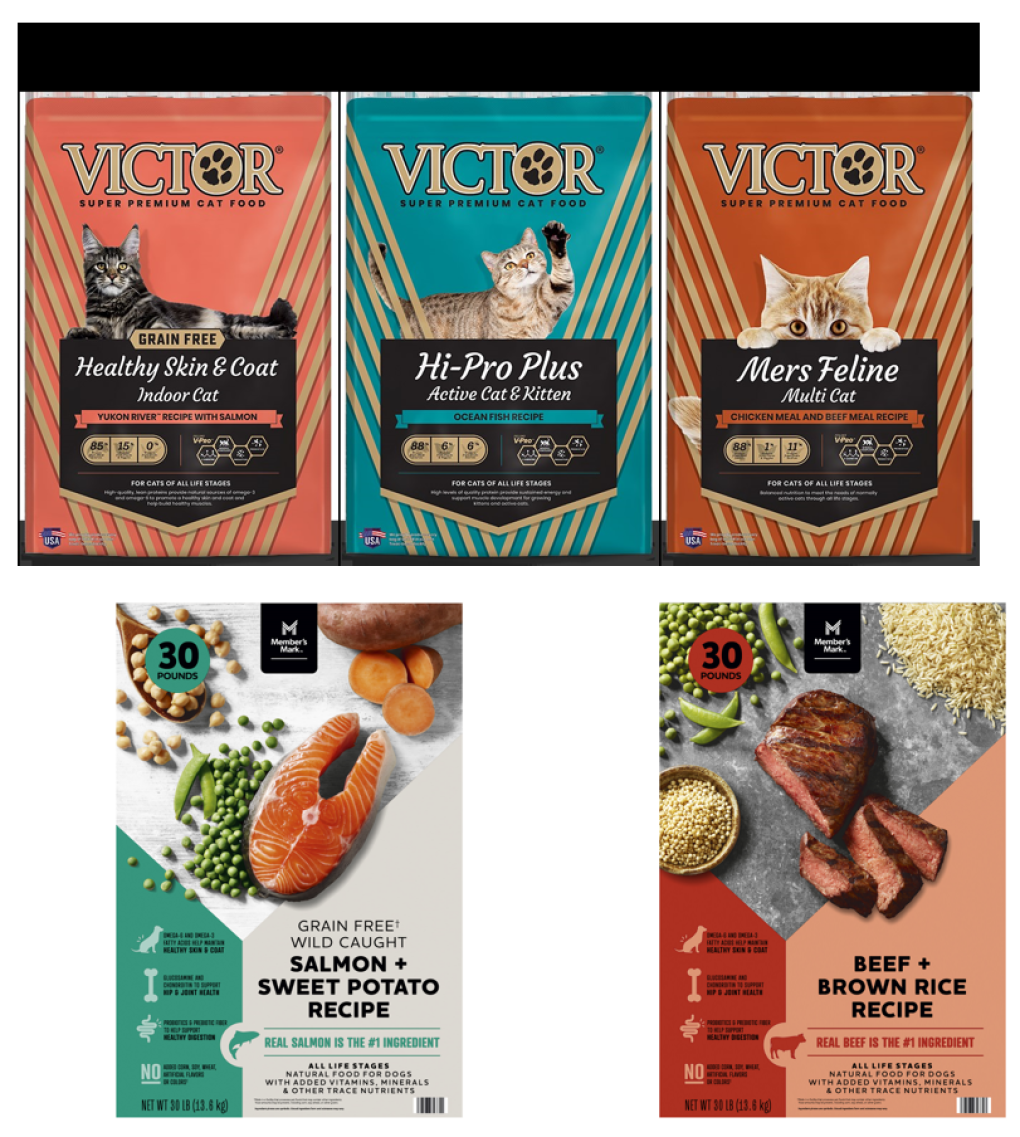 Victor dog outlet food distributors