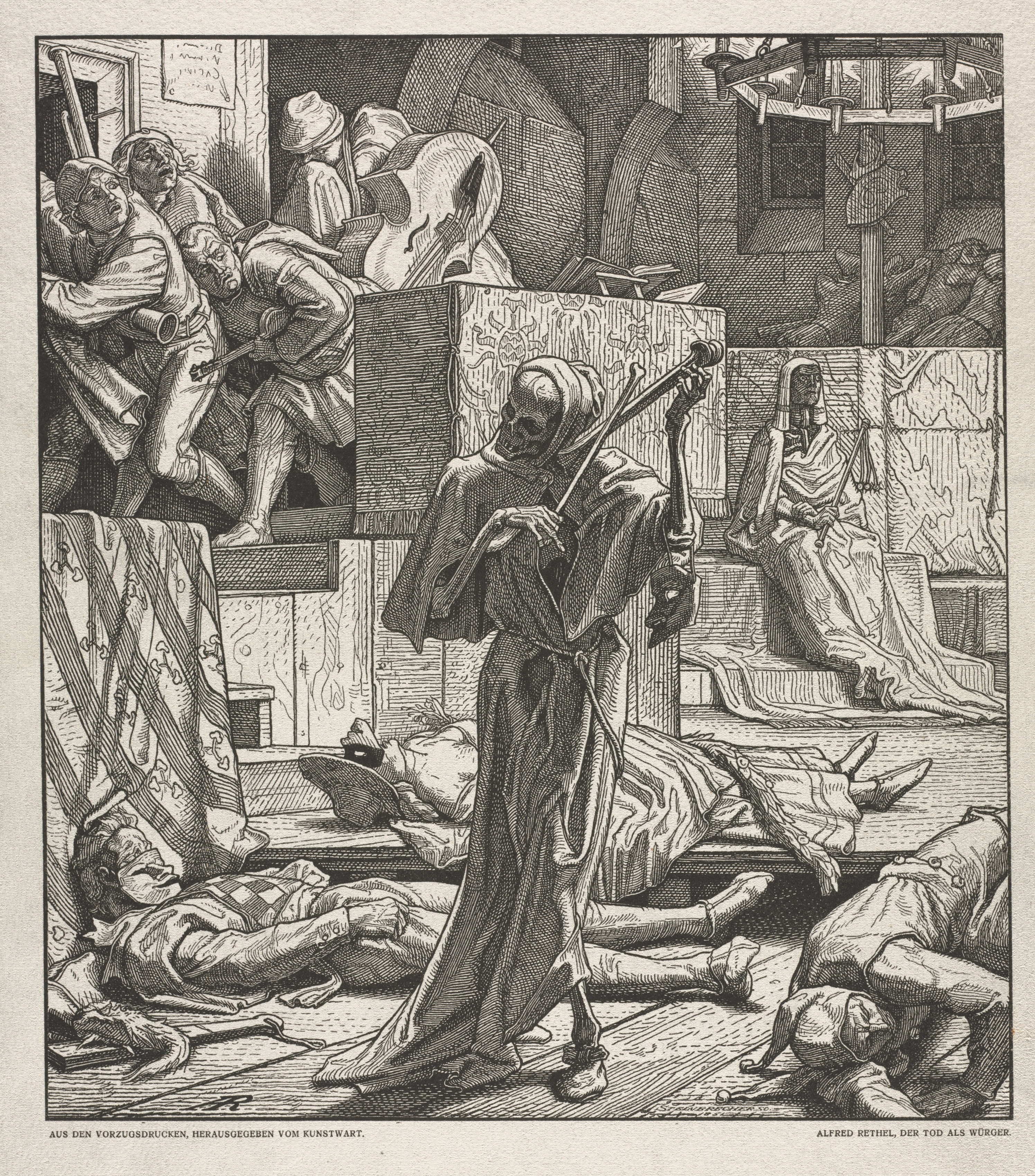 medieval bubonic plague art