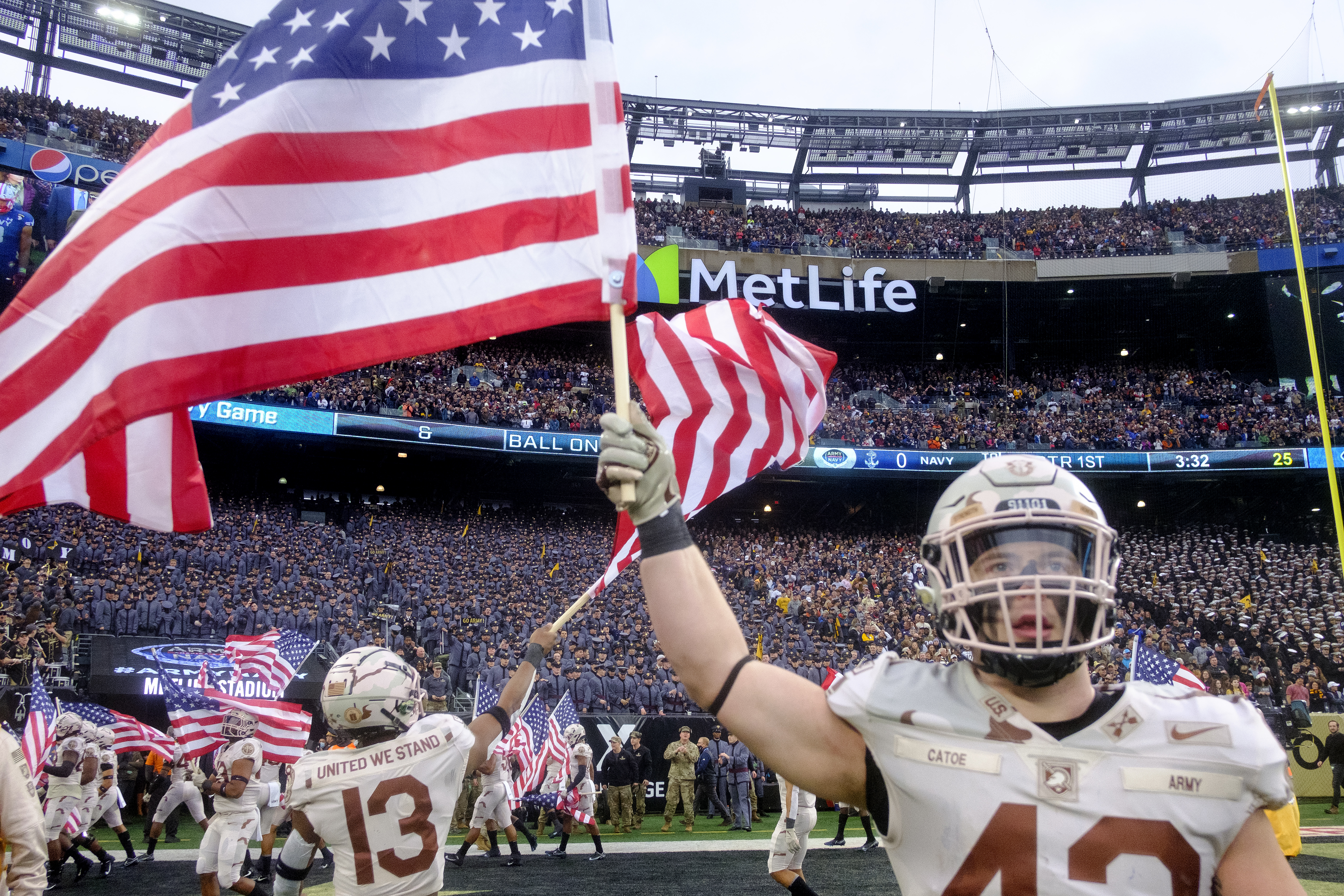 The 122nd Army vs Navy football game at MetLife Stadium 