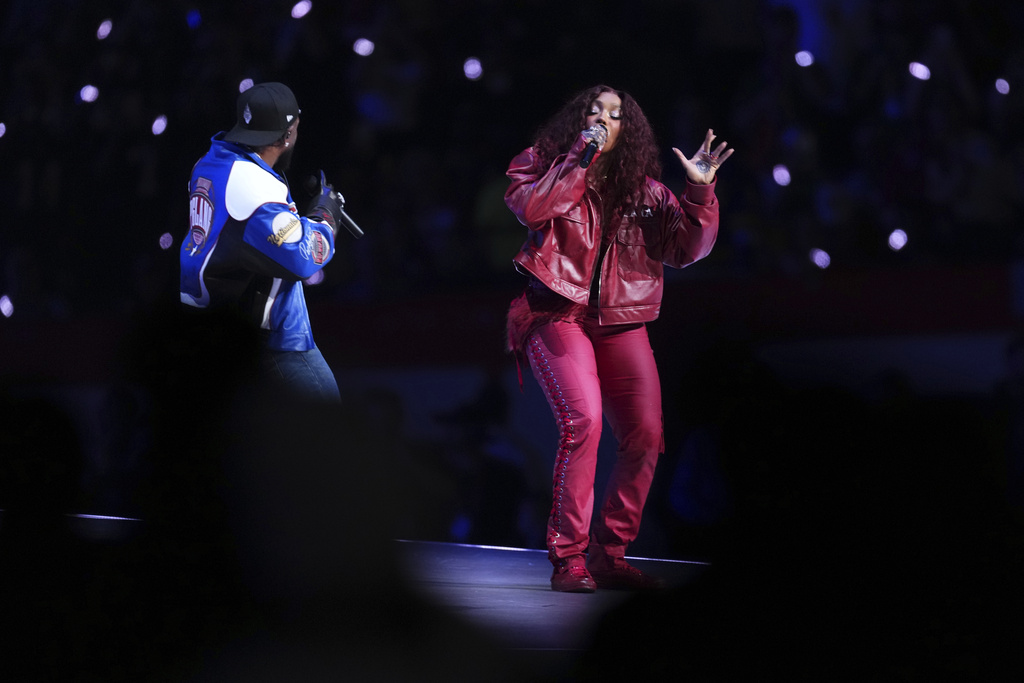 Kendrick Lamar, SZA perform hits at Super Bowl LIX halftime show