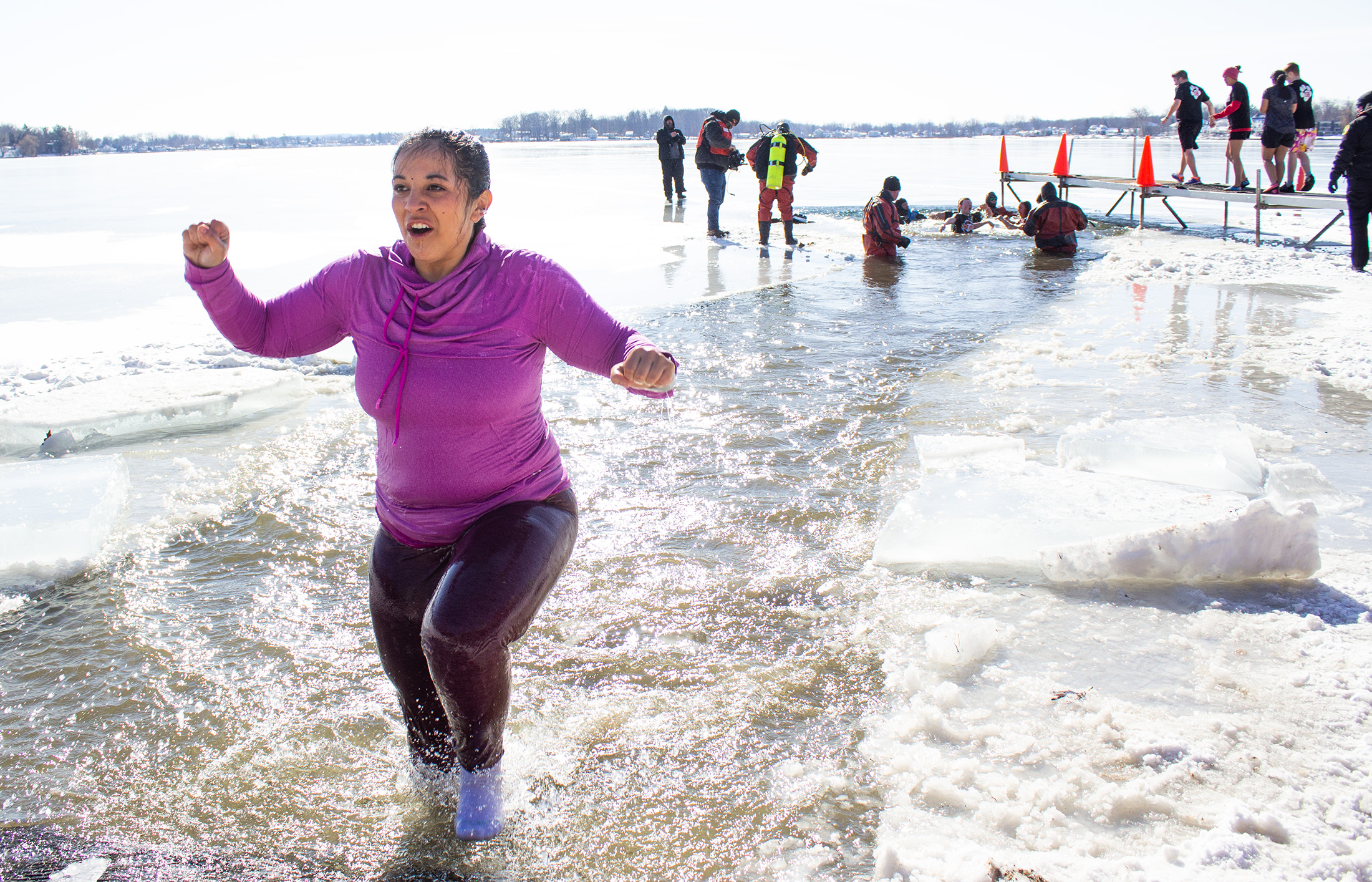 Fenton Polar Plunge helps raise over 100,000 for the Special Olympics Michigan