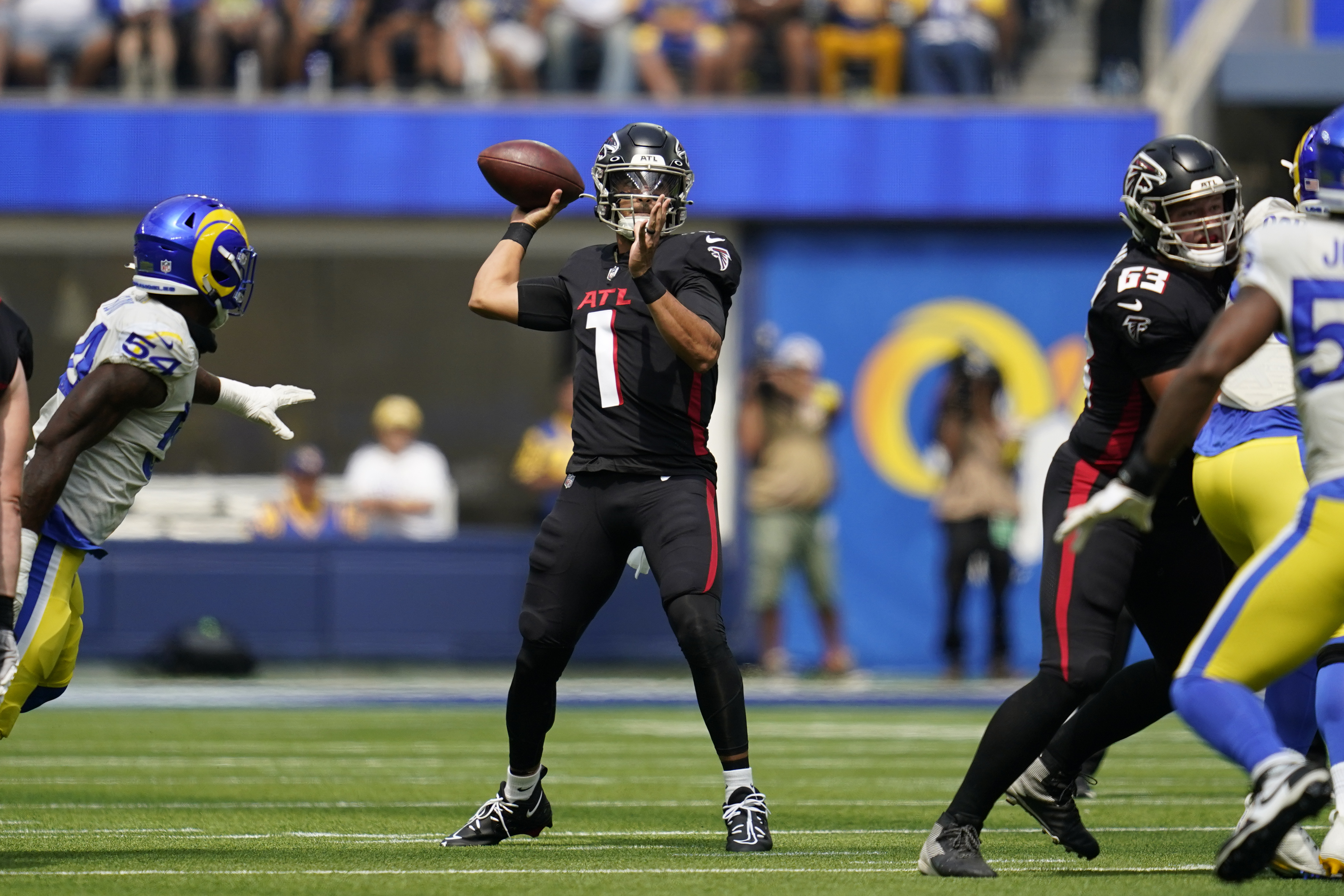 Marcus Mariota and Atlanta Falcons vs Seahawks in Seattle