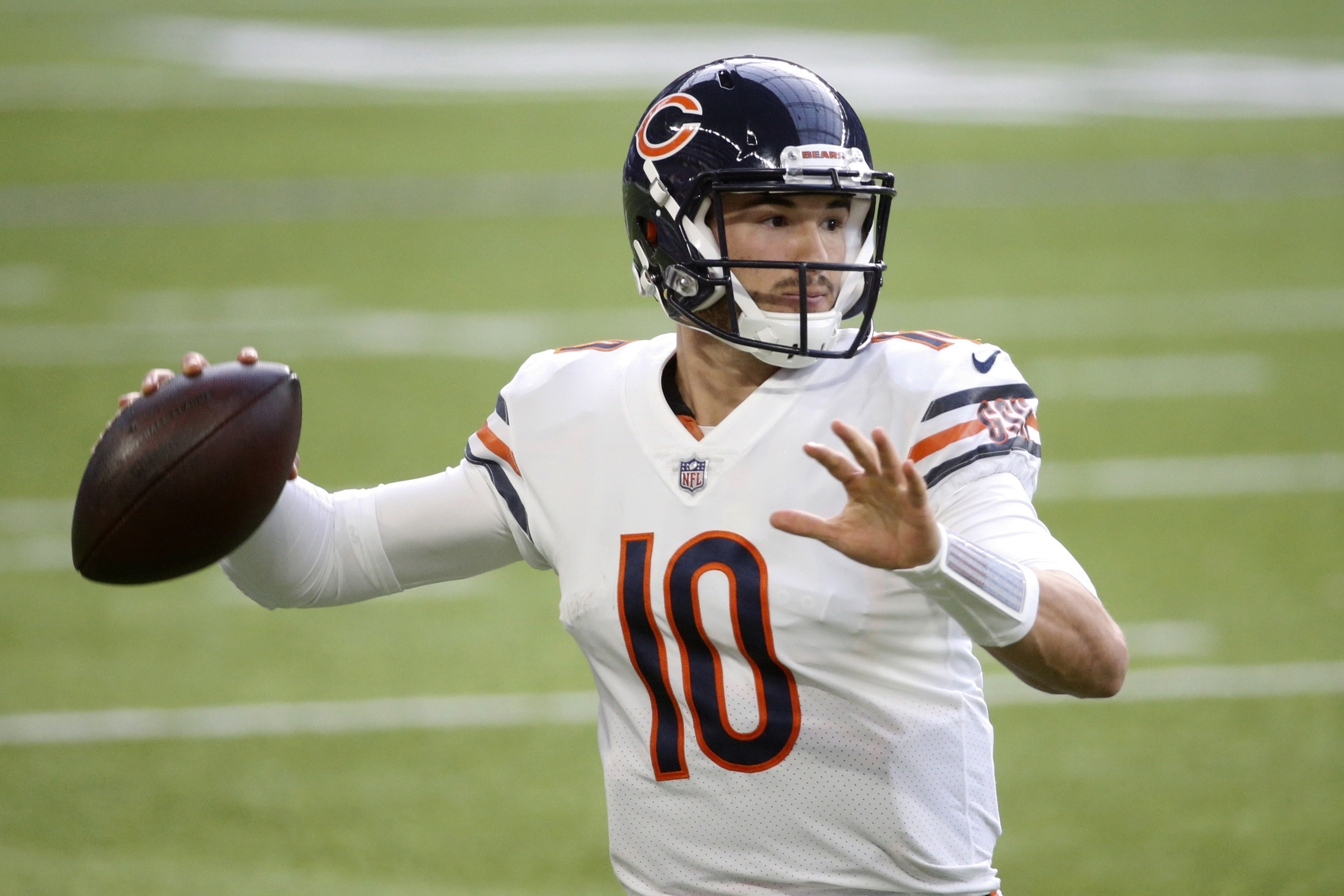 Mitch Trubisky is due to become a free agent on March 16. 