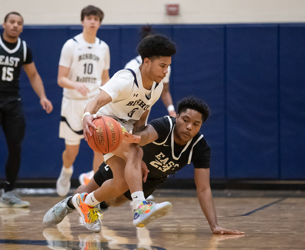 Bishop McDevitt defeats CD East 66-63 in boys high school basketball ...