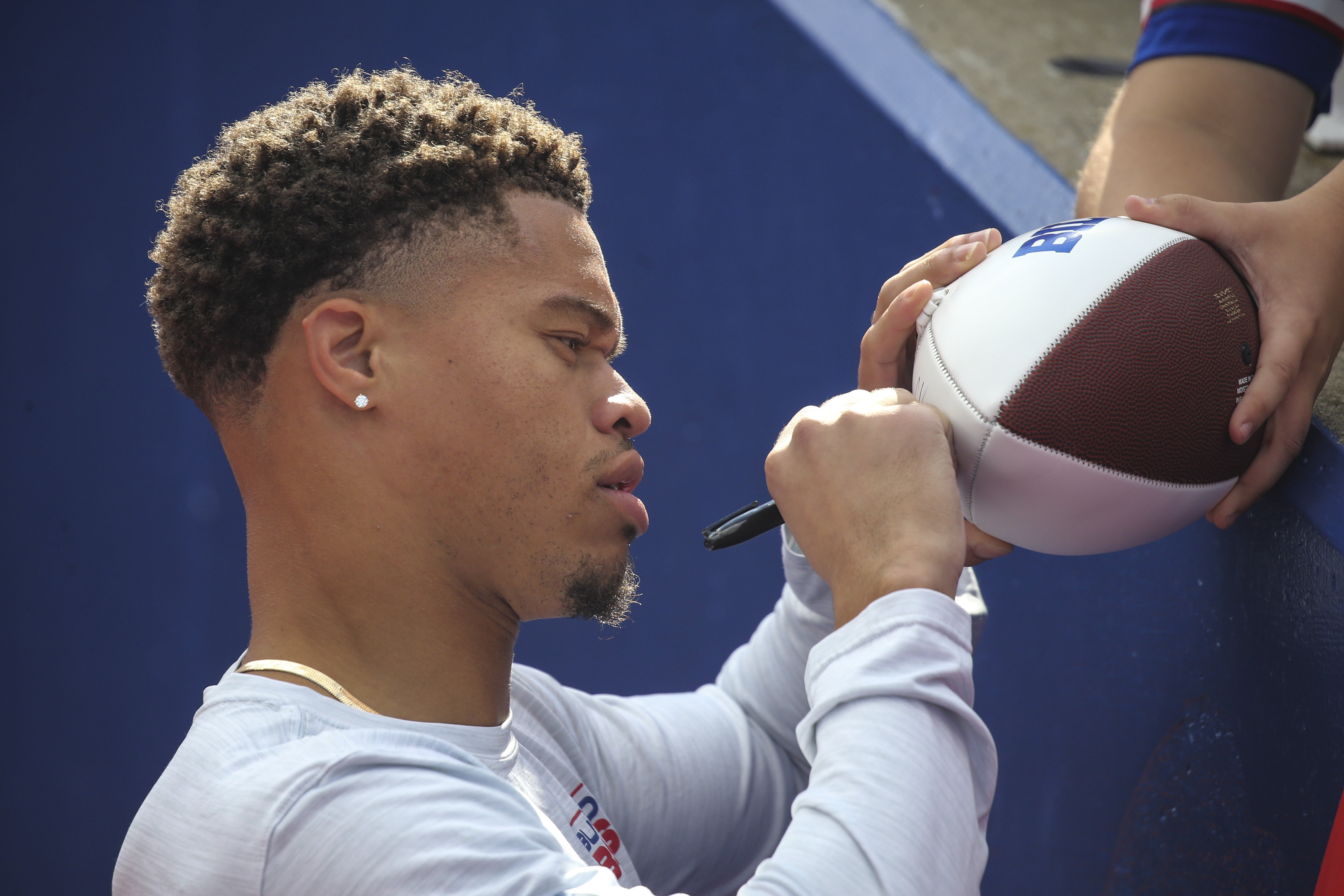 Washington Football Team quarterback Taylor Heinicke looks to pass during  the first half of an NFL football game against the Buffalo Bills Sunday,  Sept. 26, 2021, in Orchard Park, N.Y. (AP Photo/Adrian