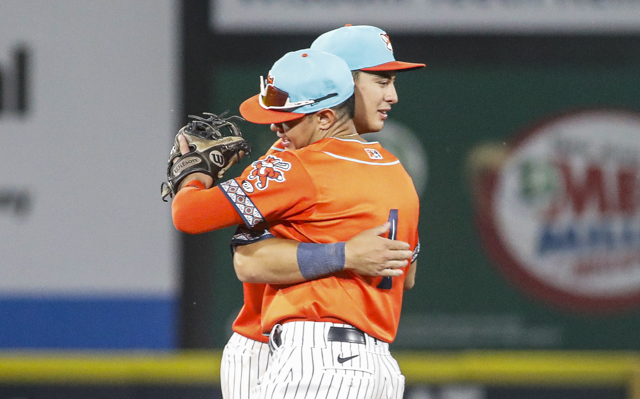 New York Yankees top prospects Anthony Volpe and Austin Wells together
