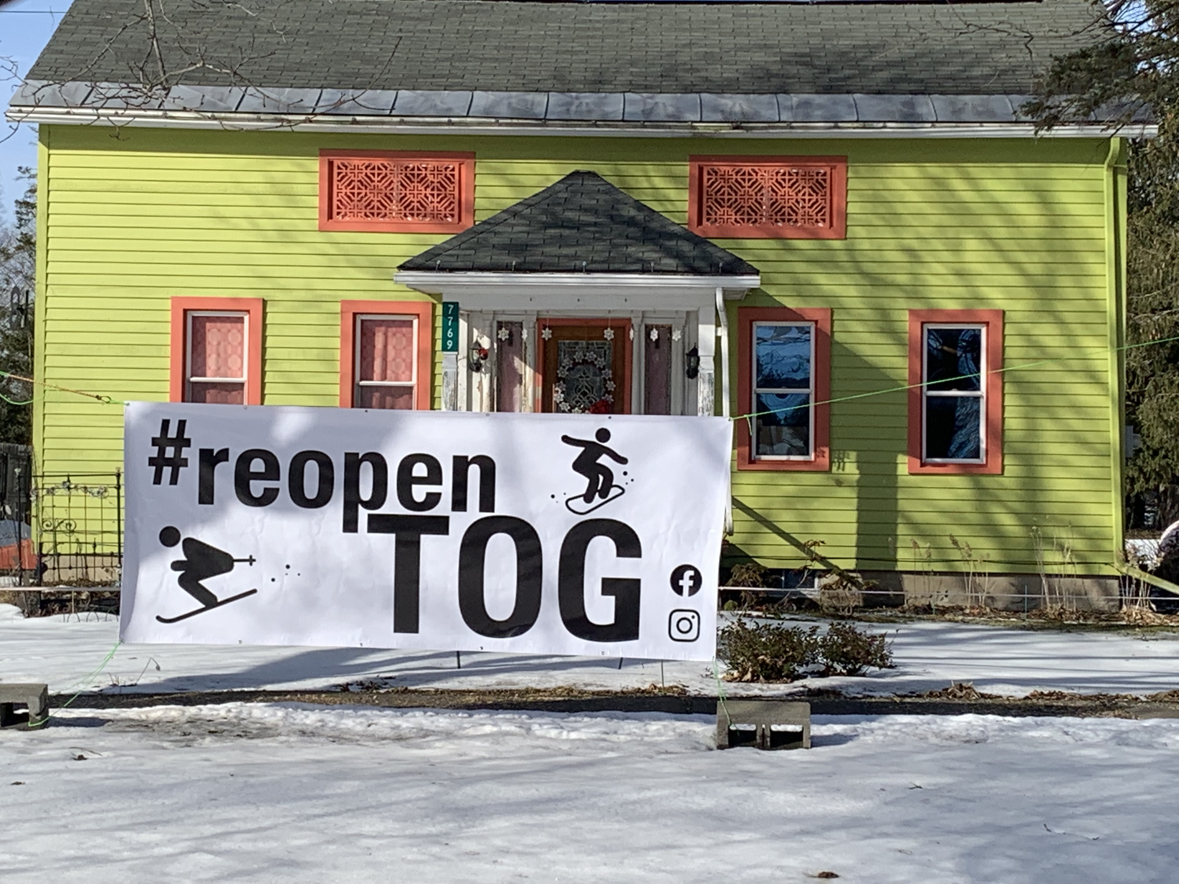Toggenburg Mountain Street SignSnowboarder House Cabin Décor for Ski Lodge 