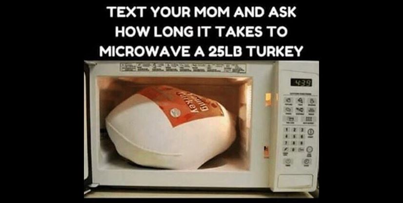 Can you microwave turkey pieces instead?