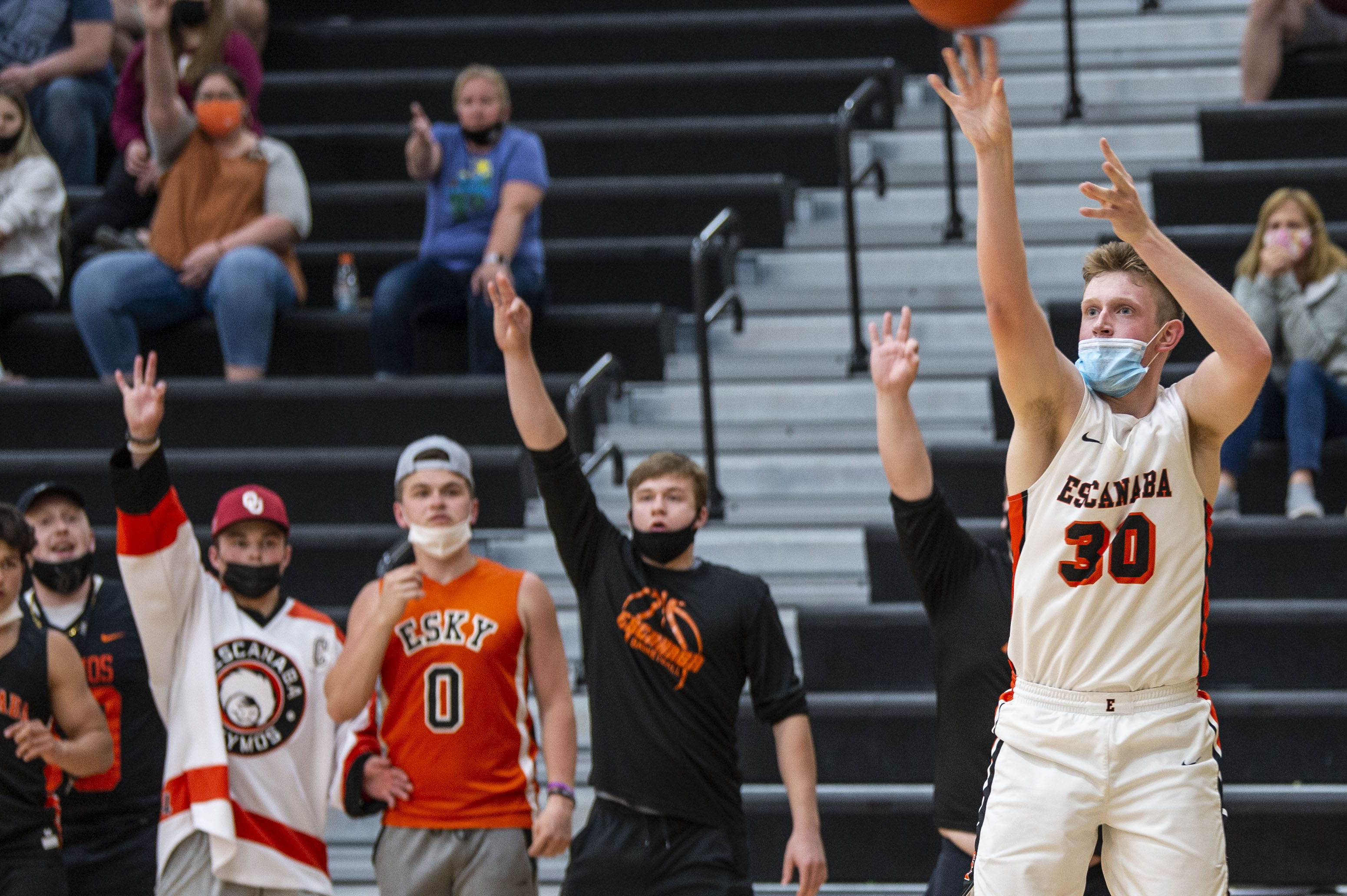 Bridgeport defeats Escanaba in Division 2 boys basketball