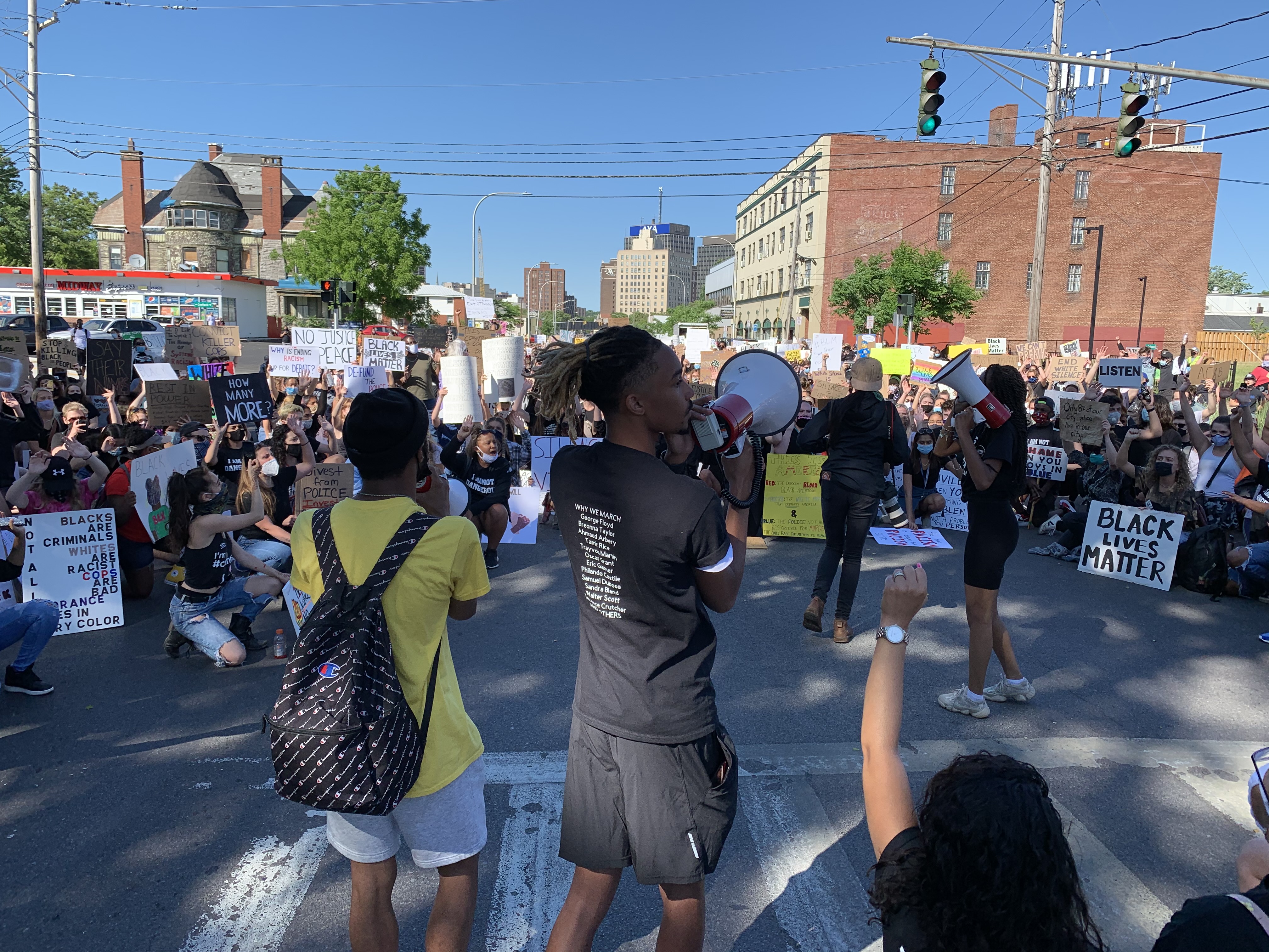 More than 1,000 people march in Black Lives Matter rally - syracuse.com