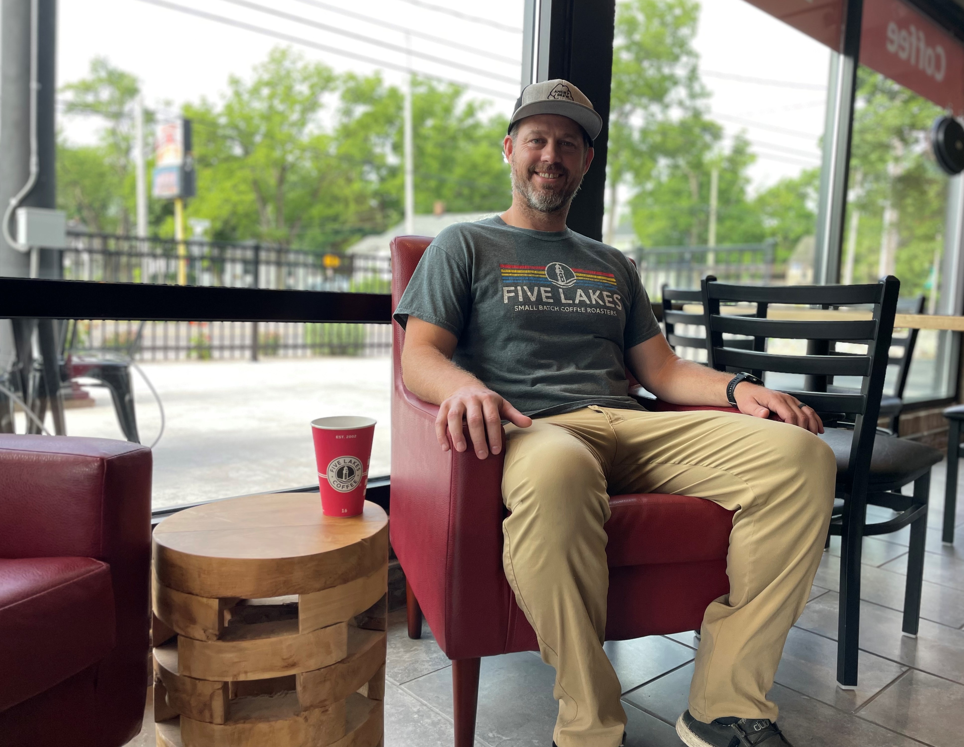 Local Eats Five Lakes Coffee in Kalamazoo