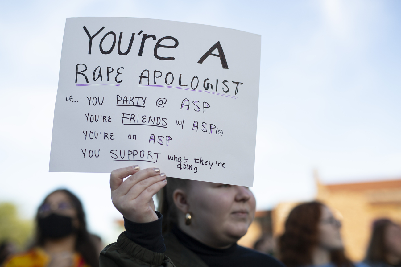EMU students protest greek life rape culture - mlive.com