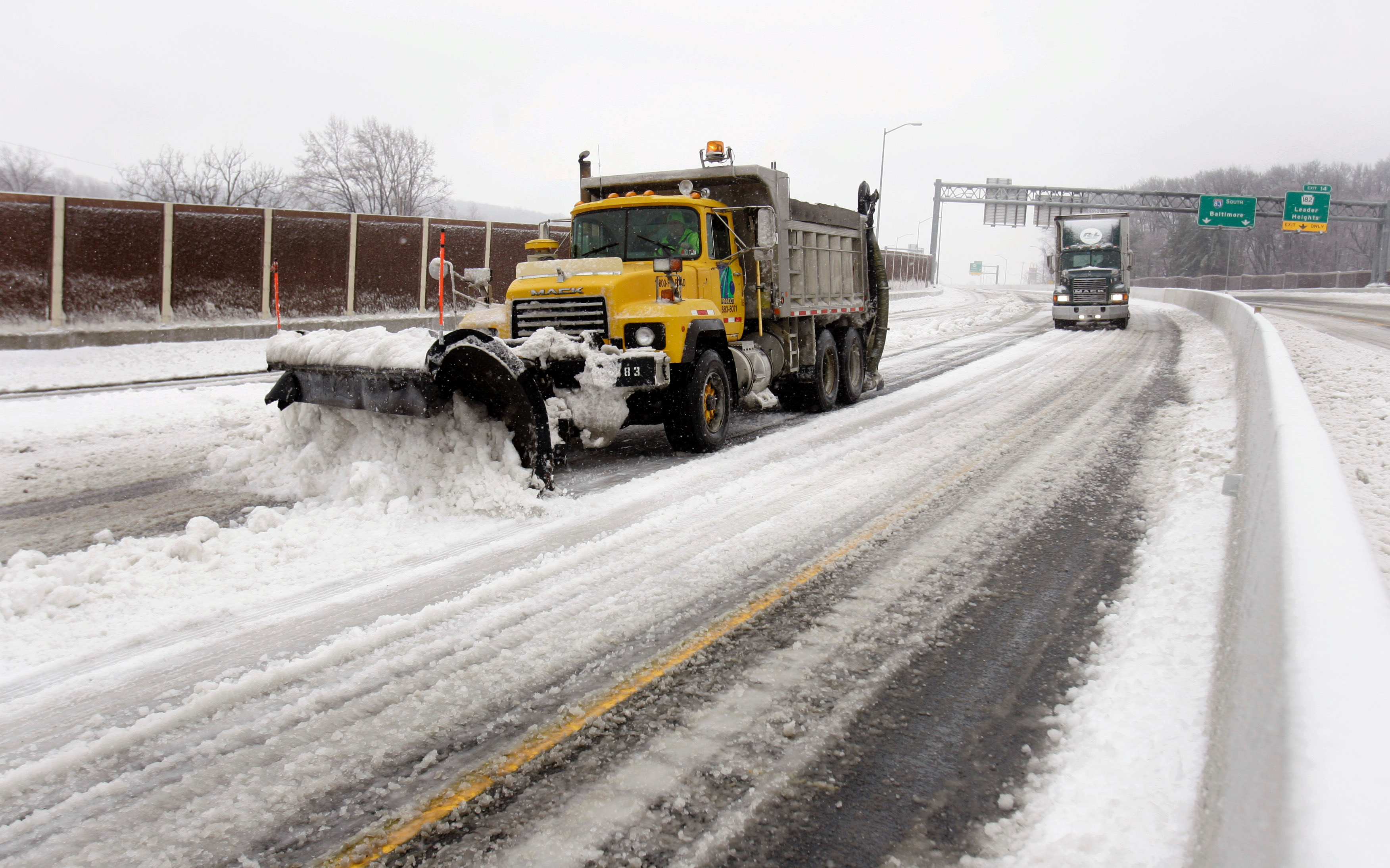 Slippery Roads Causing Crashes, Road Closures As Snow, Sleet Hit ...