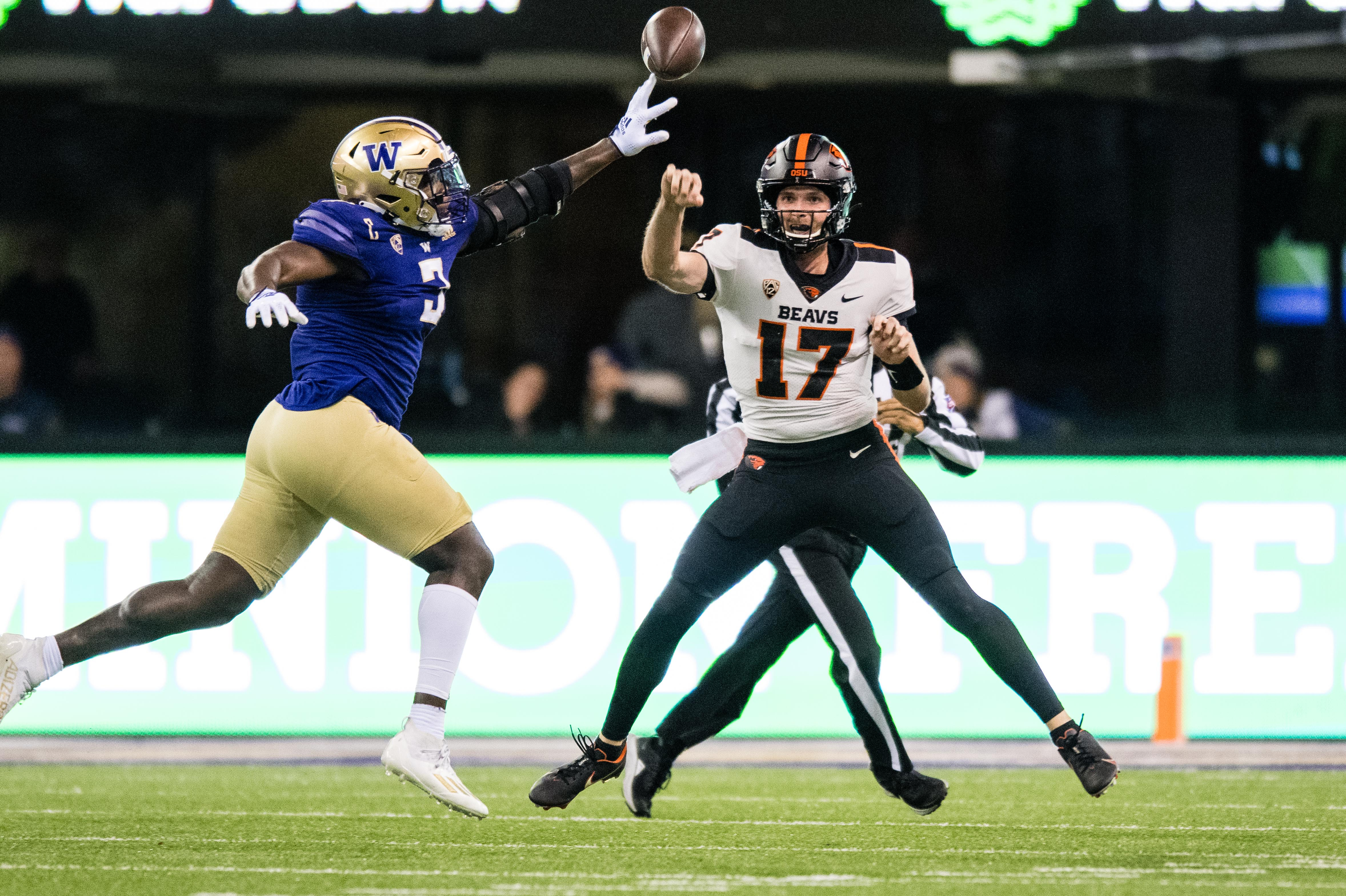 Rewinding No. 23 Oregon State Beavers' 24-21 loss to Washington Huskies 