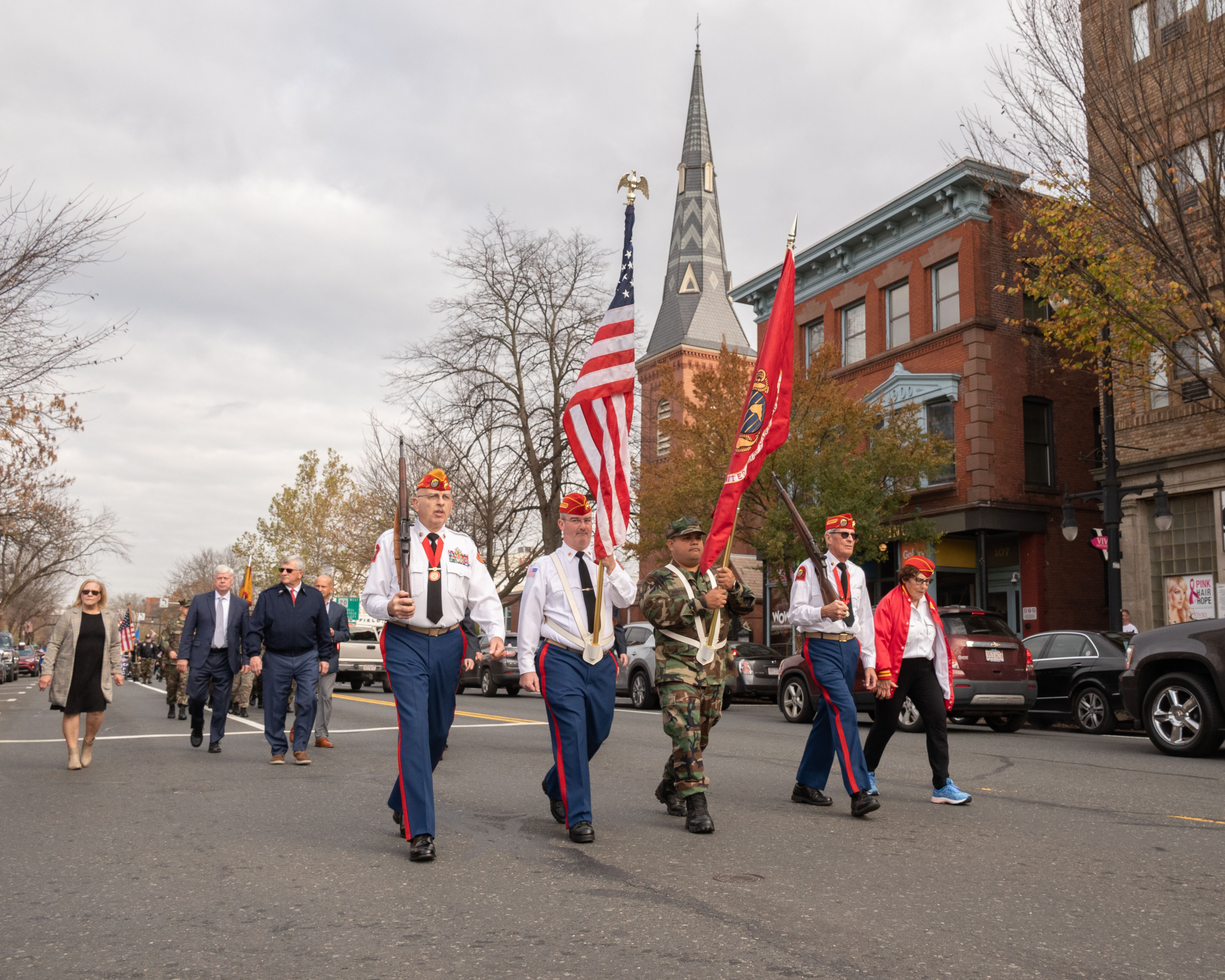 111122 Westfield Veterans' Day Parade and Ceremony