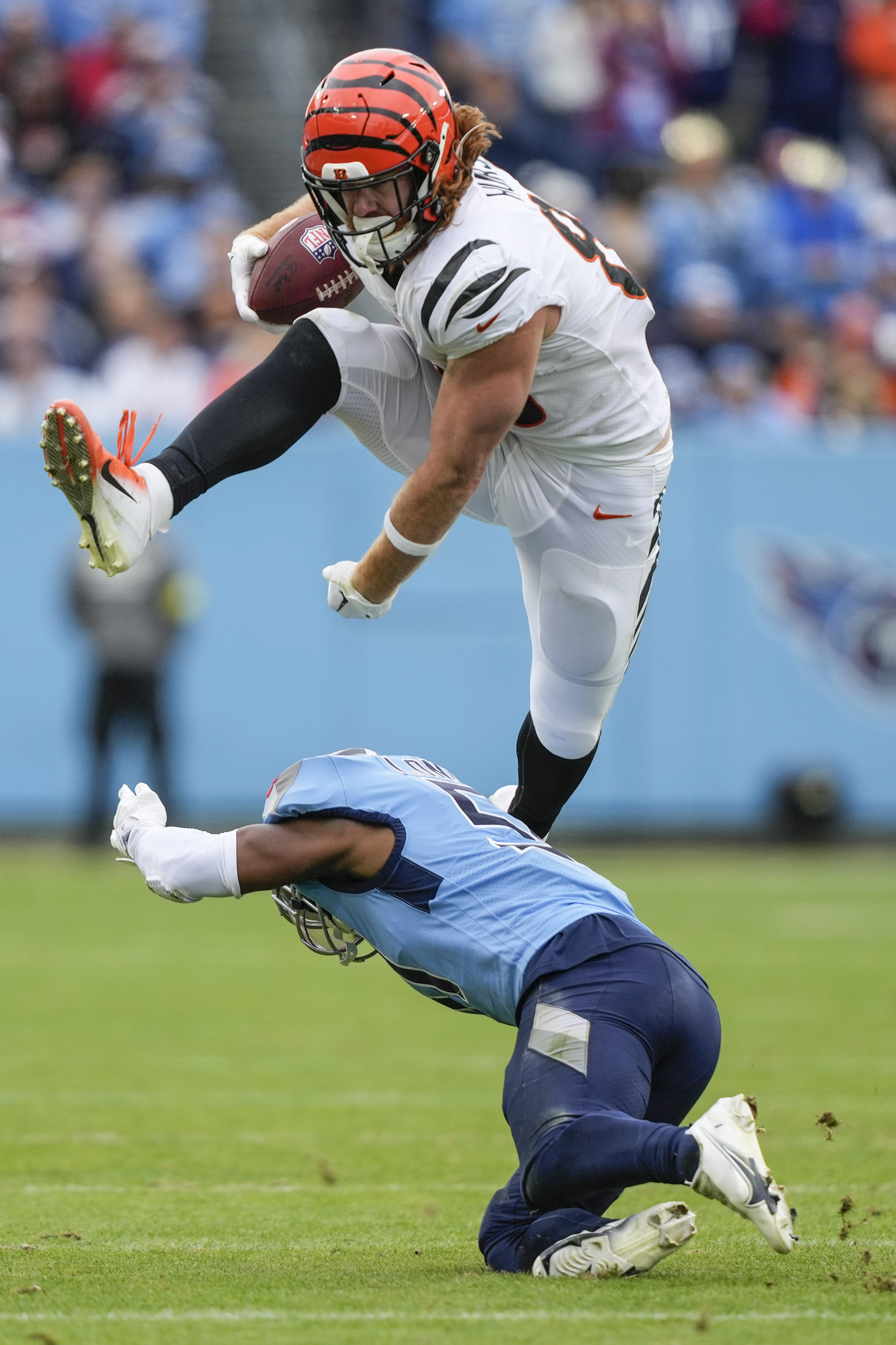 Tennessee native Tee Higgins torches Titans with go-ahead touchdown