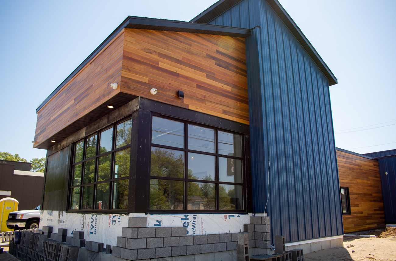 Exteriors of the Redbud Roots Provisioning Center
