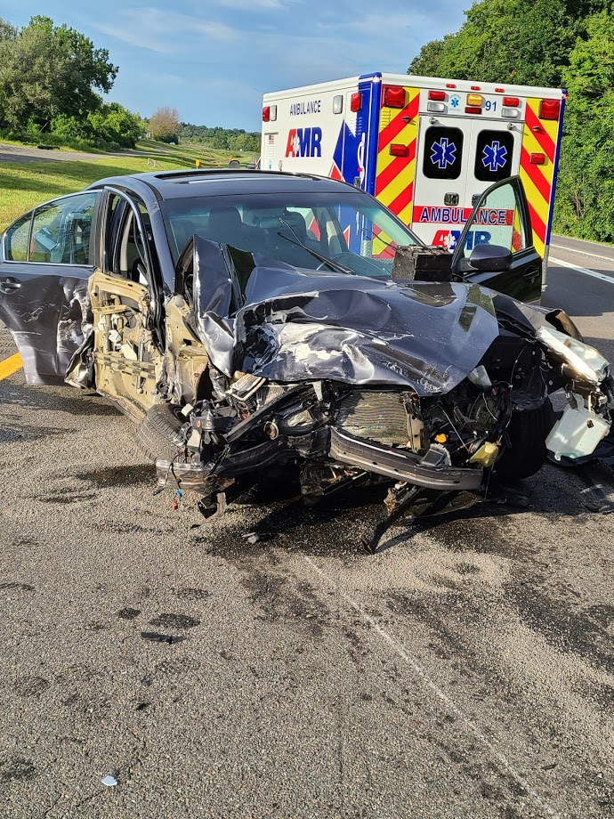 I481 crash in DeWitt