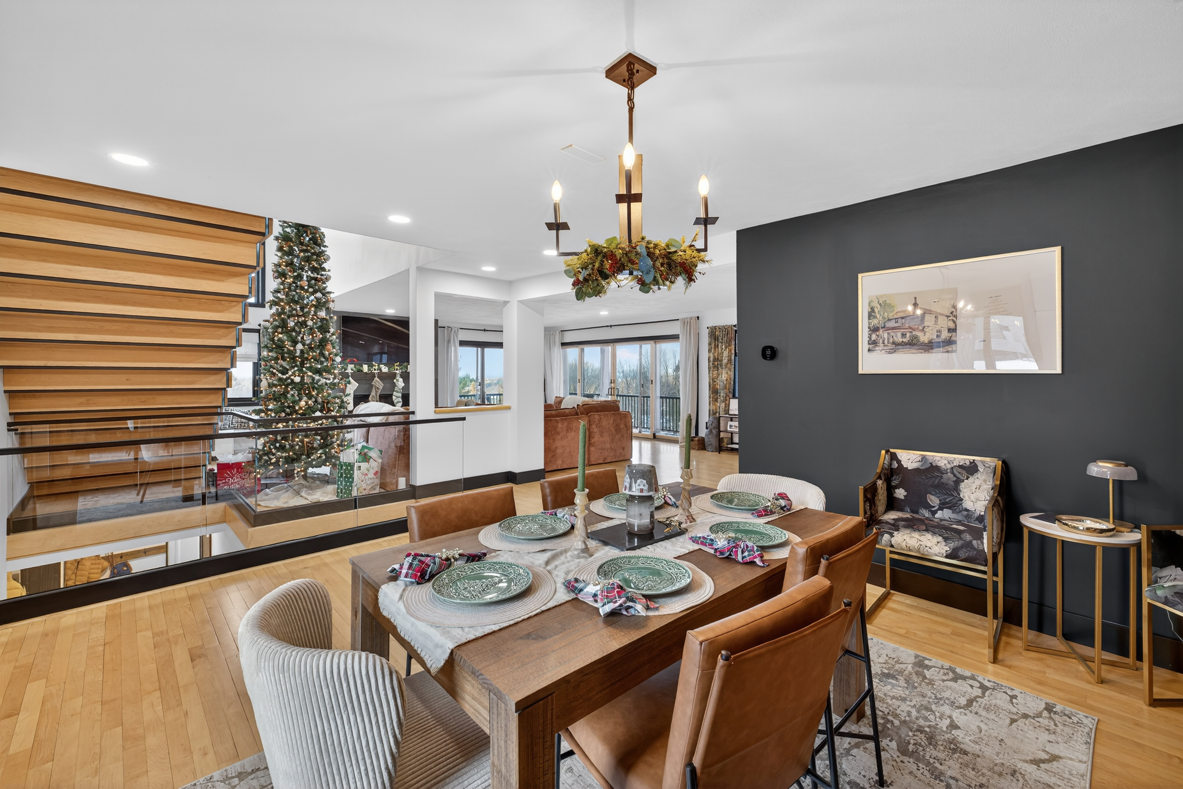 - Christina Cianciosi grew up admiring the house at 101 Alton Street in Syracuse which borders Bellevue Country Club. In 2022, she bought the unique home and gave it an extensive renovation. Looking towards the great room from the dining room. Courtesy of Kyle Fedrizzi, owner of kfotography315, LLC.