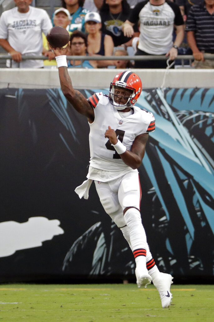 Cleveland Browns Deshaun Watson vs. Jacksonville Jaguars, August 12, 2022 