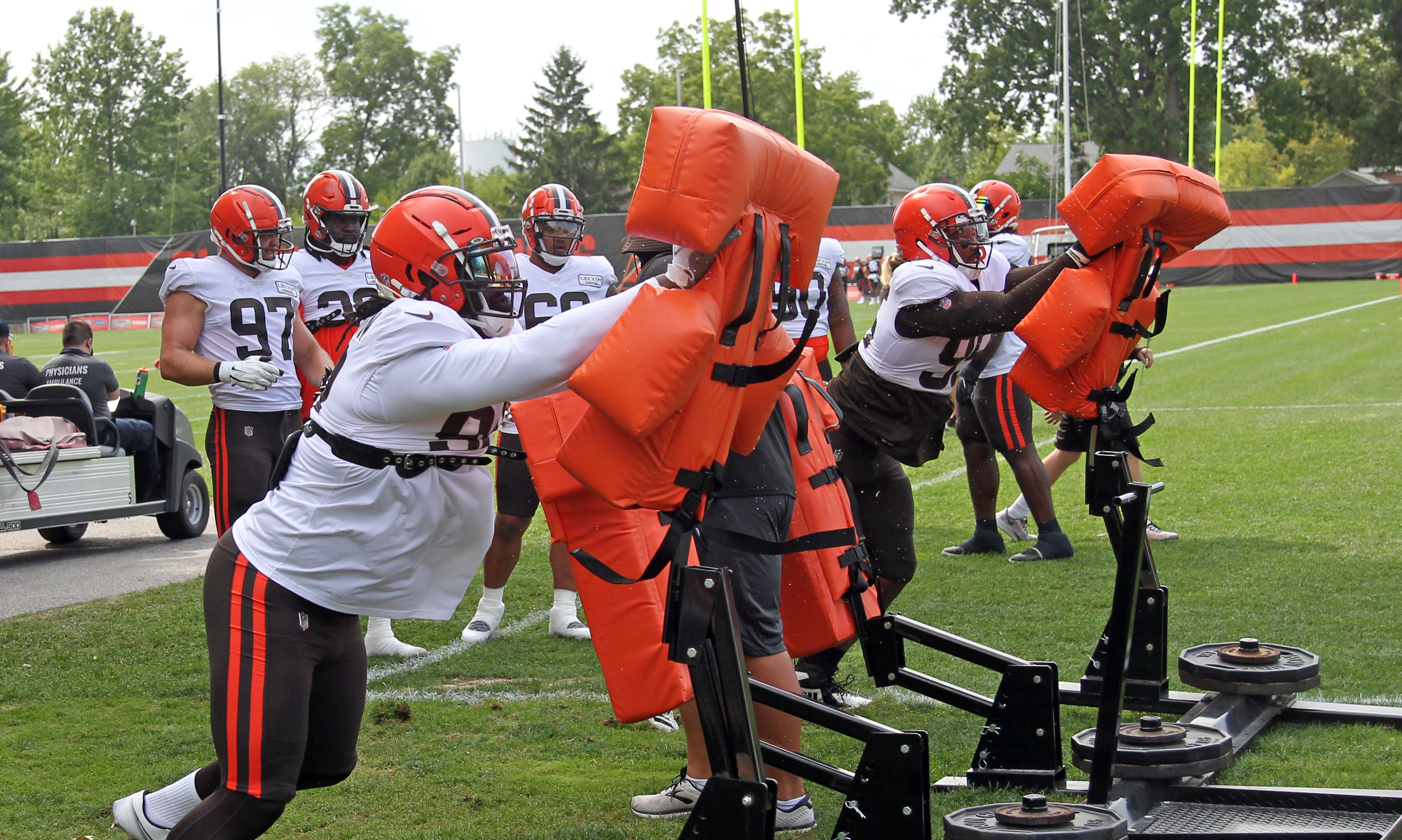 Cleveland Browns training camp, September 1, 2020