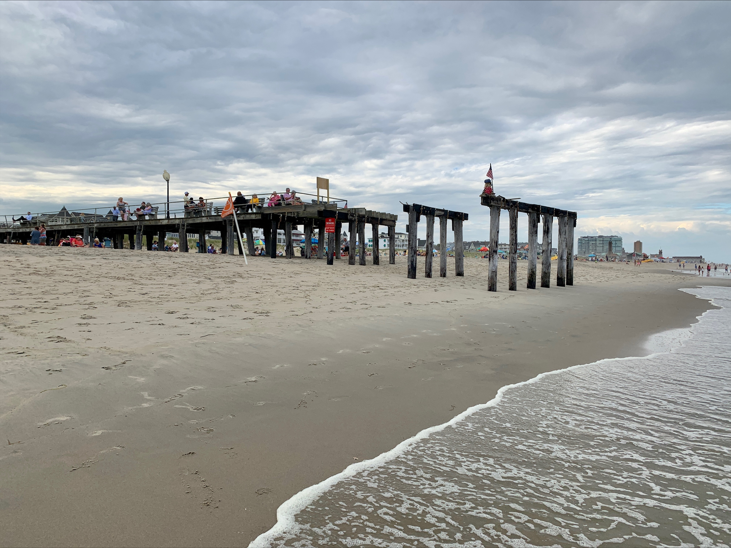 Jersey Shore pier in shape of cross in deeply religious town