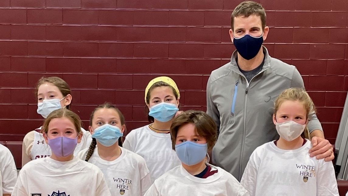 How did Eli Manning spend his 1st year of Giants retirement? He coached 4th  grade girls basketball 