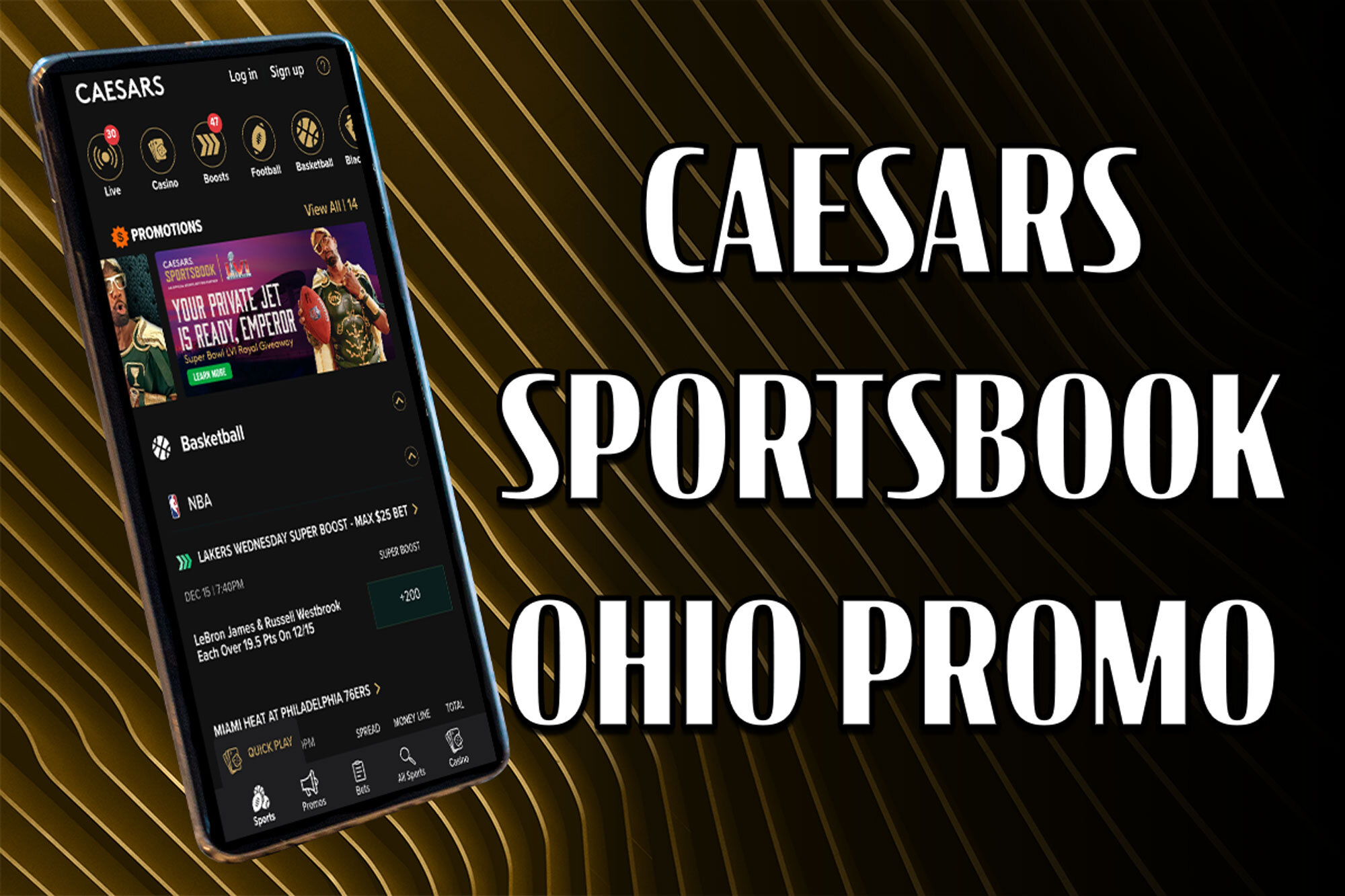 Caesars Sportsbook Ohio promo: get $1,500 bet on Caesars for NFL