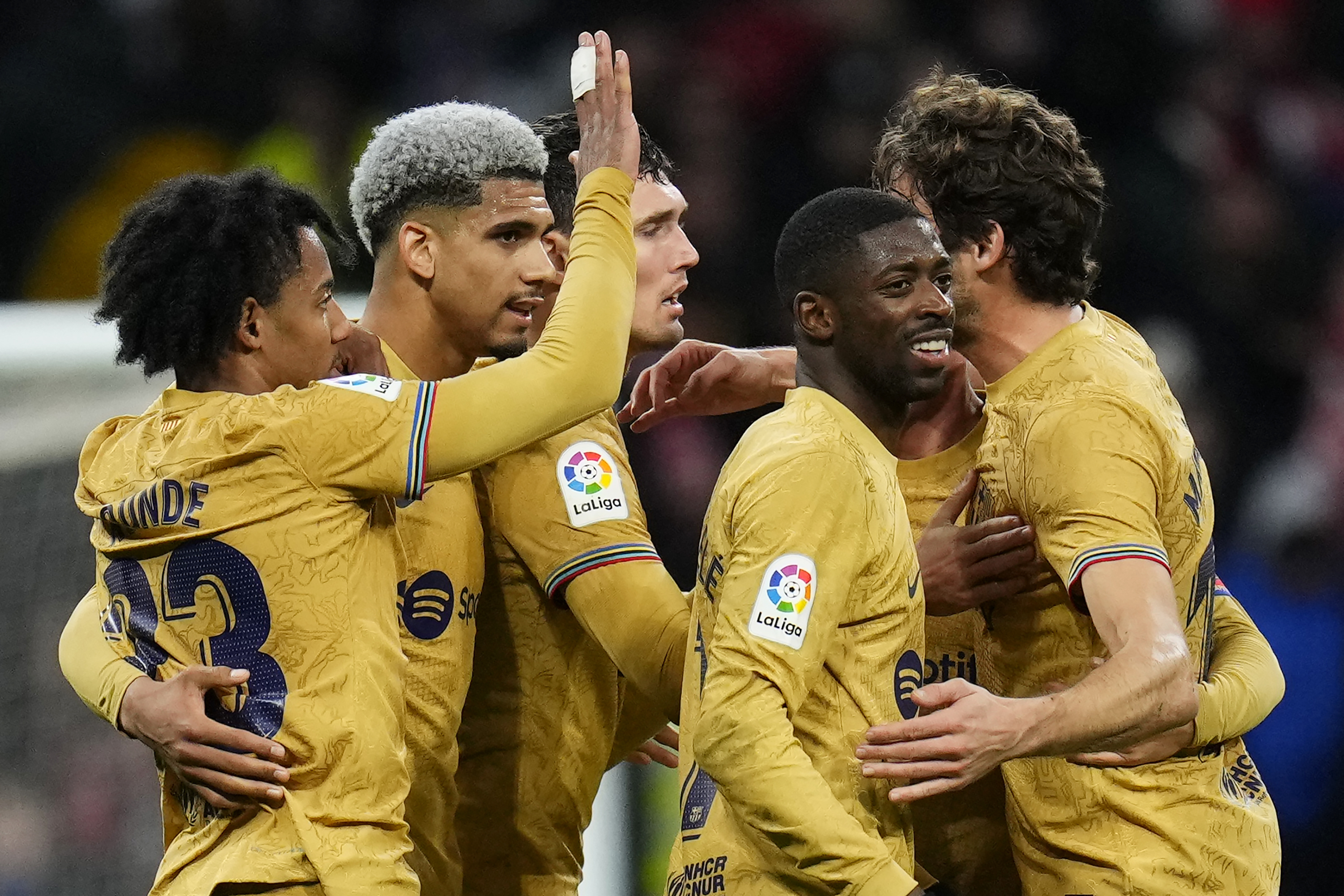 January 8, 2023, Madrid, Madrid, Spain: Ansu Fati of FC Barcelona during La  Liga football match between Atletico de Madrid and FC Barcelona at Civitas  Metropolitano Stadium in Madrid, Spain, January 8