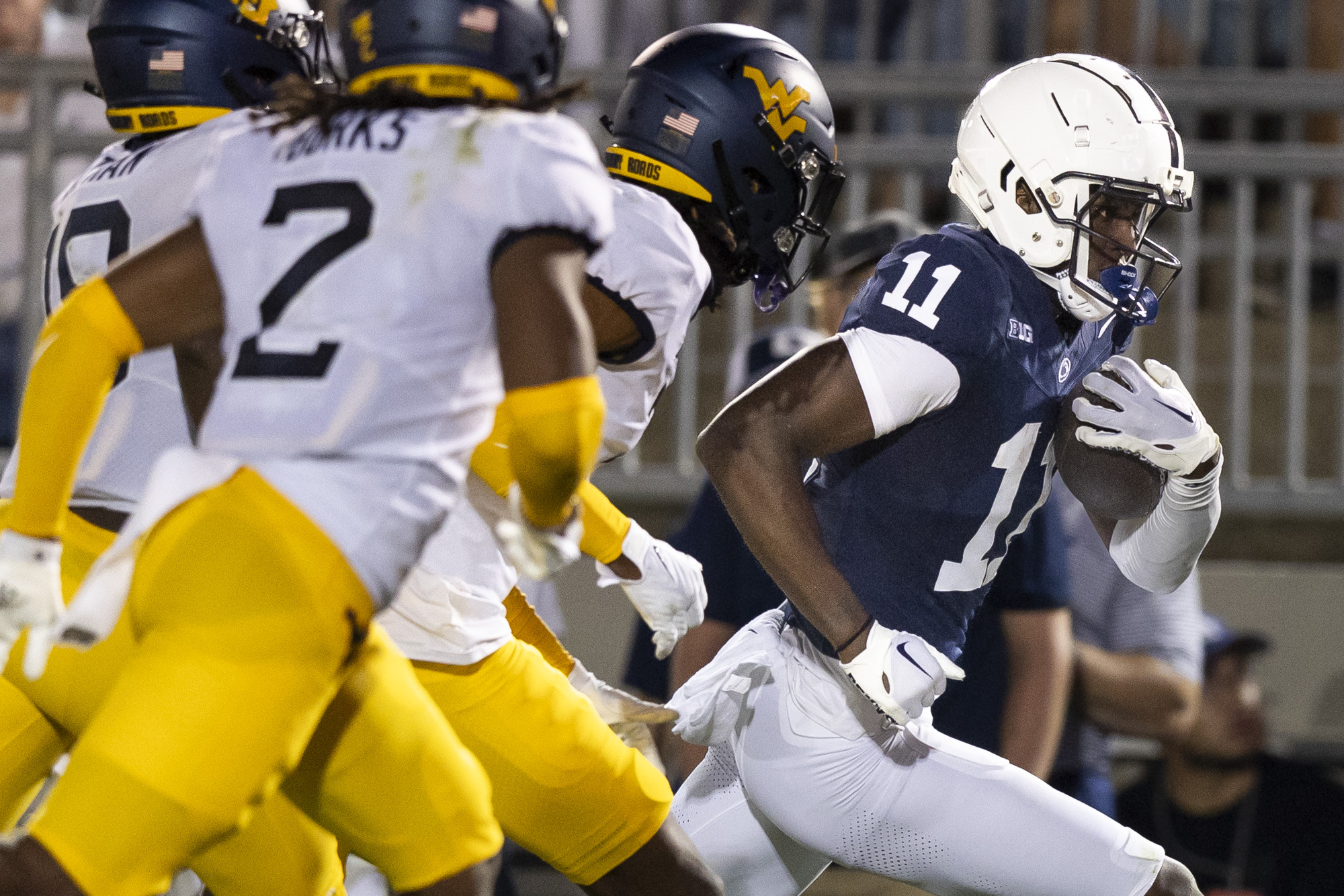 Bombs away: Watch Penn State's Drew Allar throw 72-yard TD to Lambert-Smith  on 2nd pass of season 