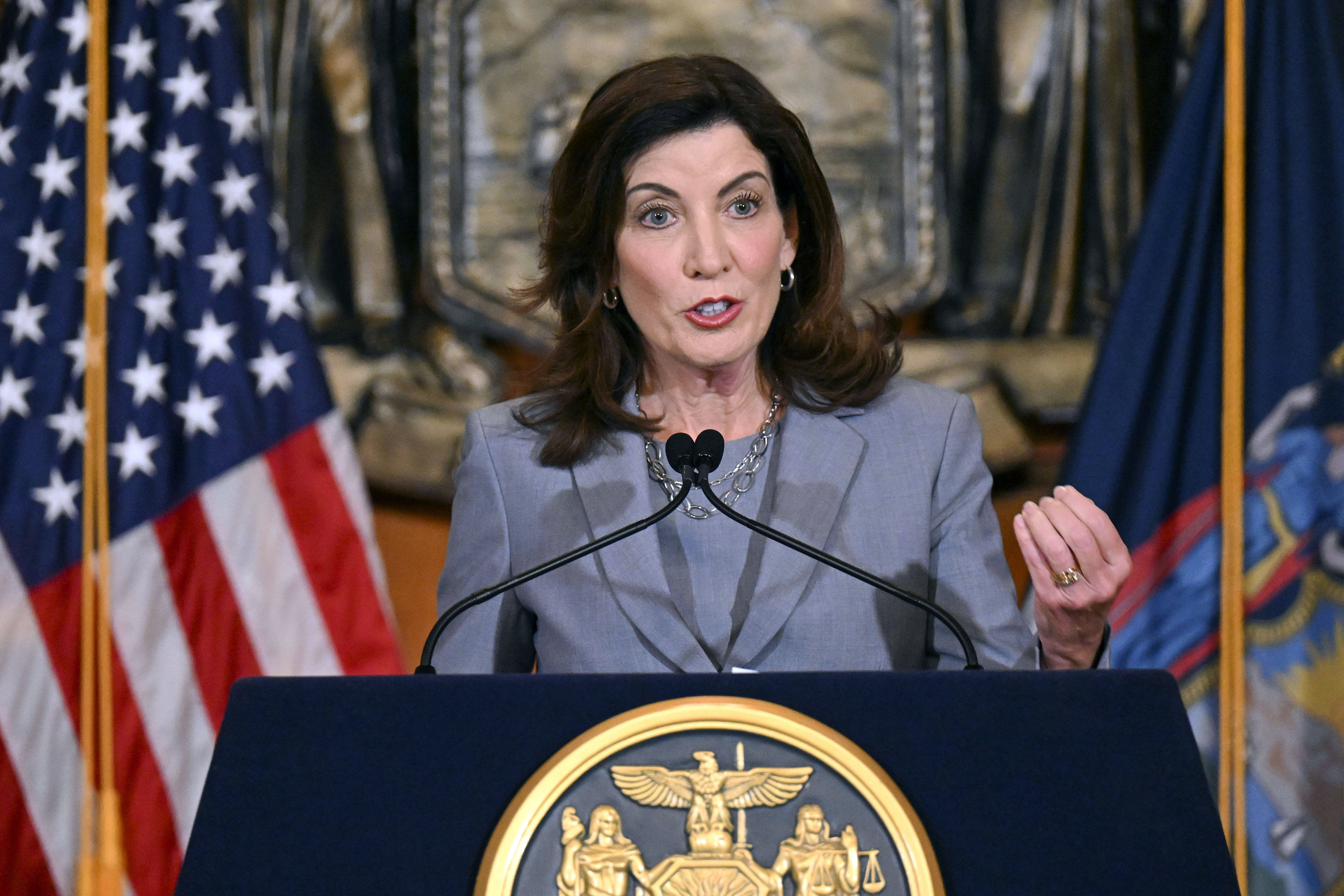 Kathy Hochul builds lead over Lee Zeldin in race for NY governor, poll says  