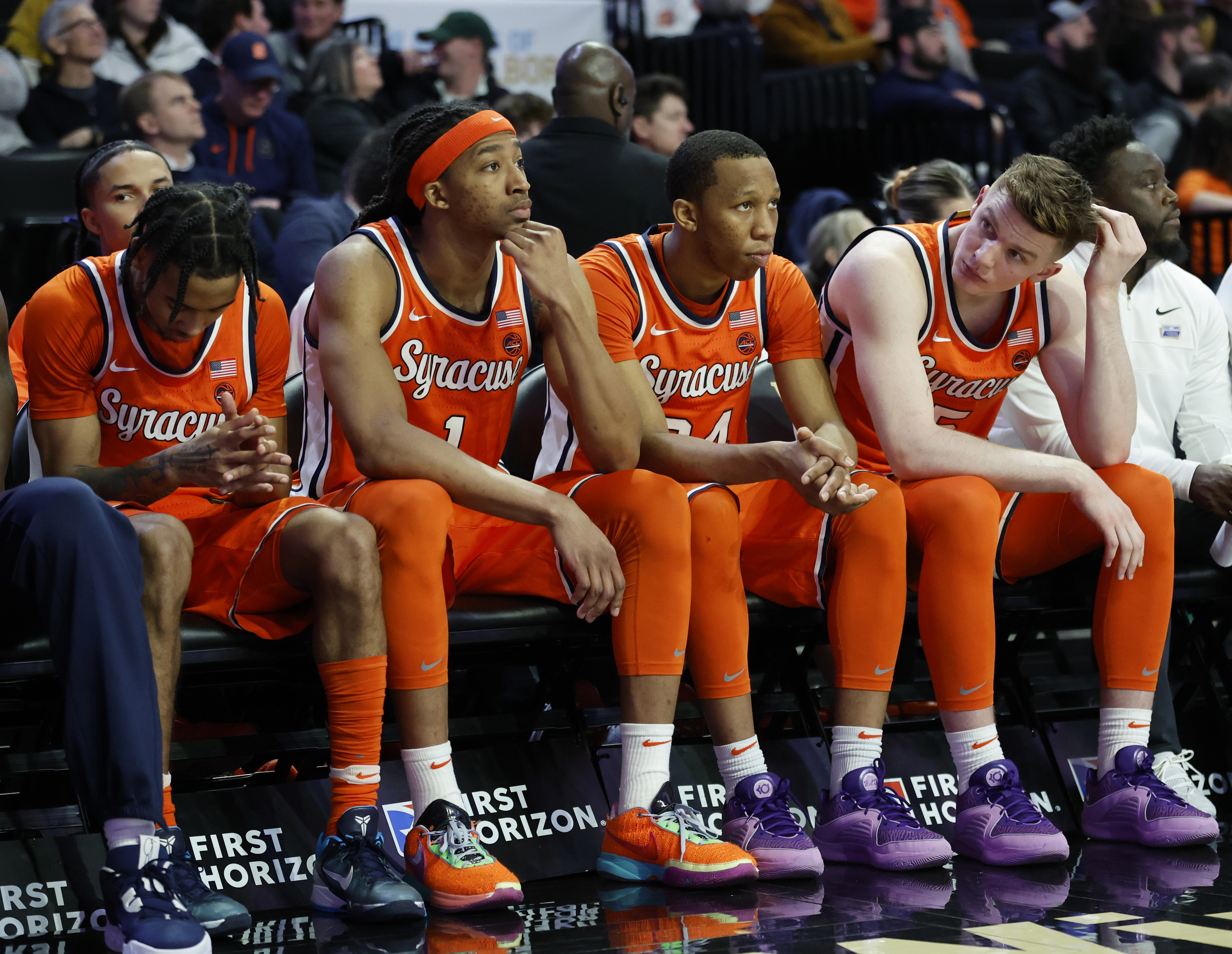 Syracuse basketball players do some soul searching after 29-point loss to Wake Forest: ‘It’s embarrassing’