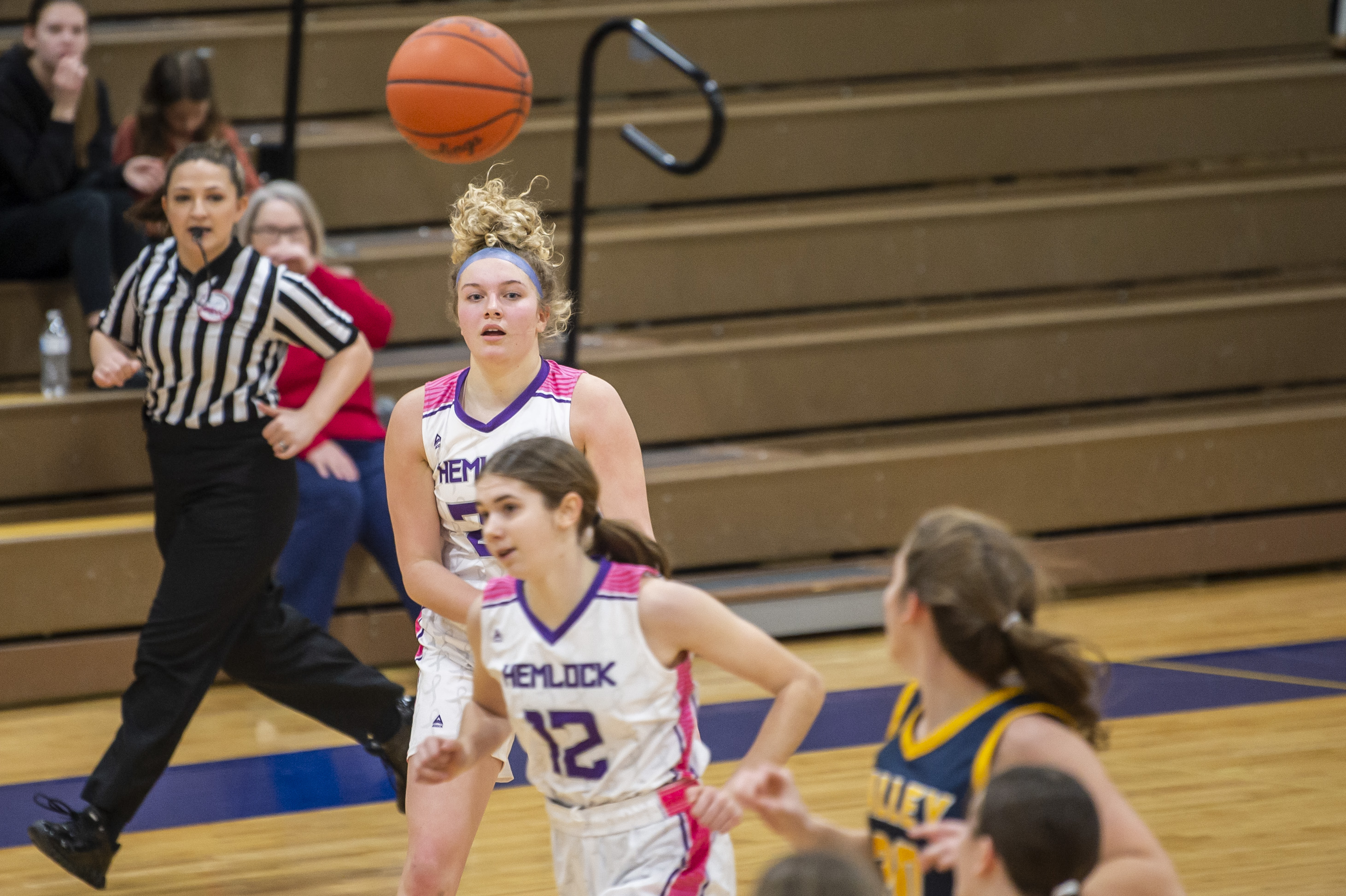 Valley Lutheran girls basketball hosts Hemlock