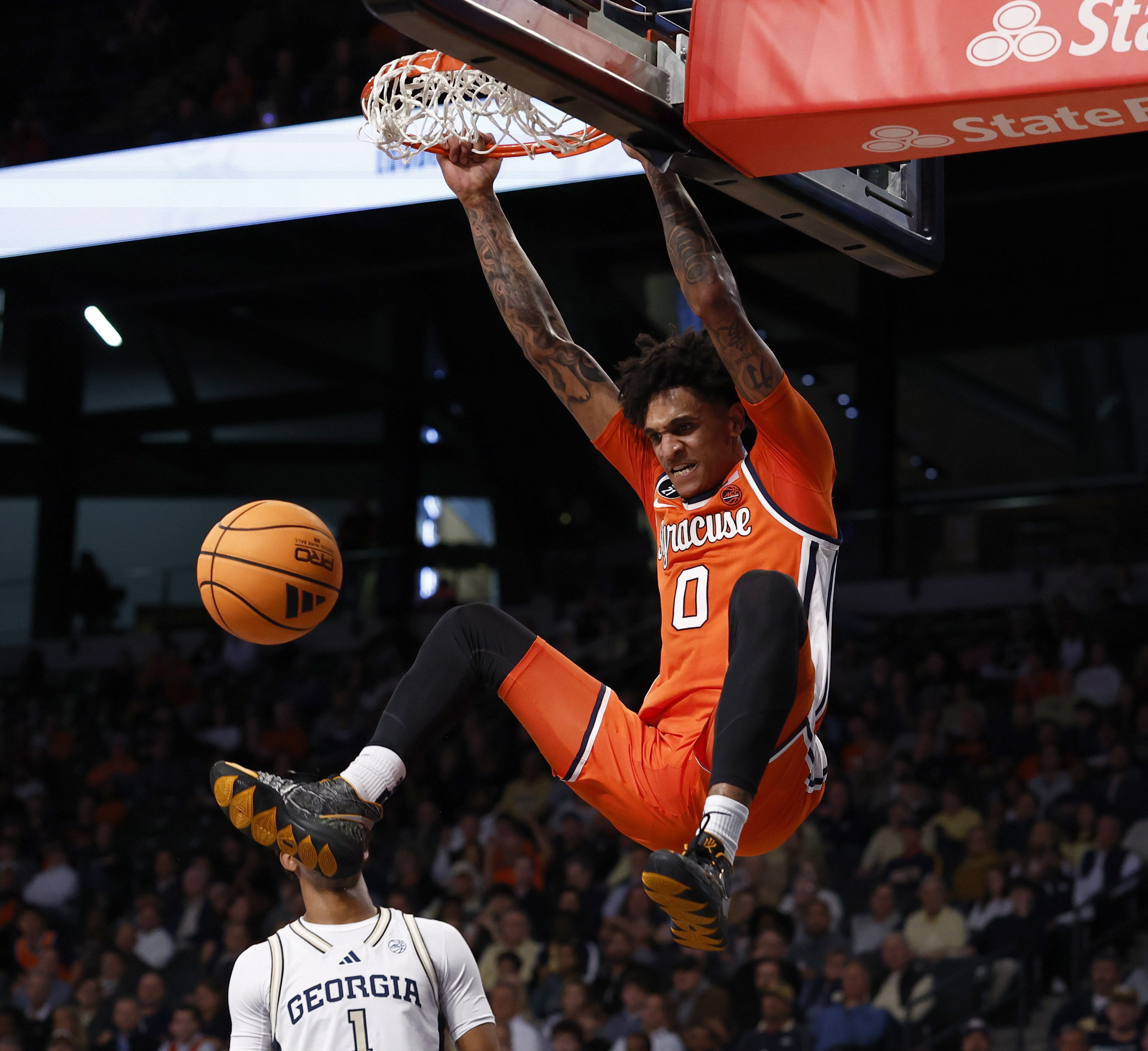 Syracuse basketball box score at Georgia Tech on Tuesday