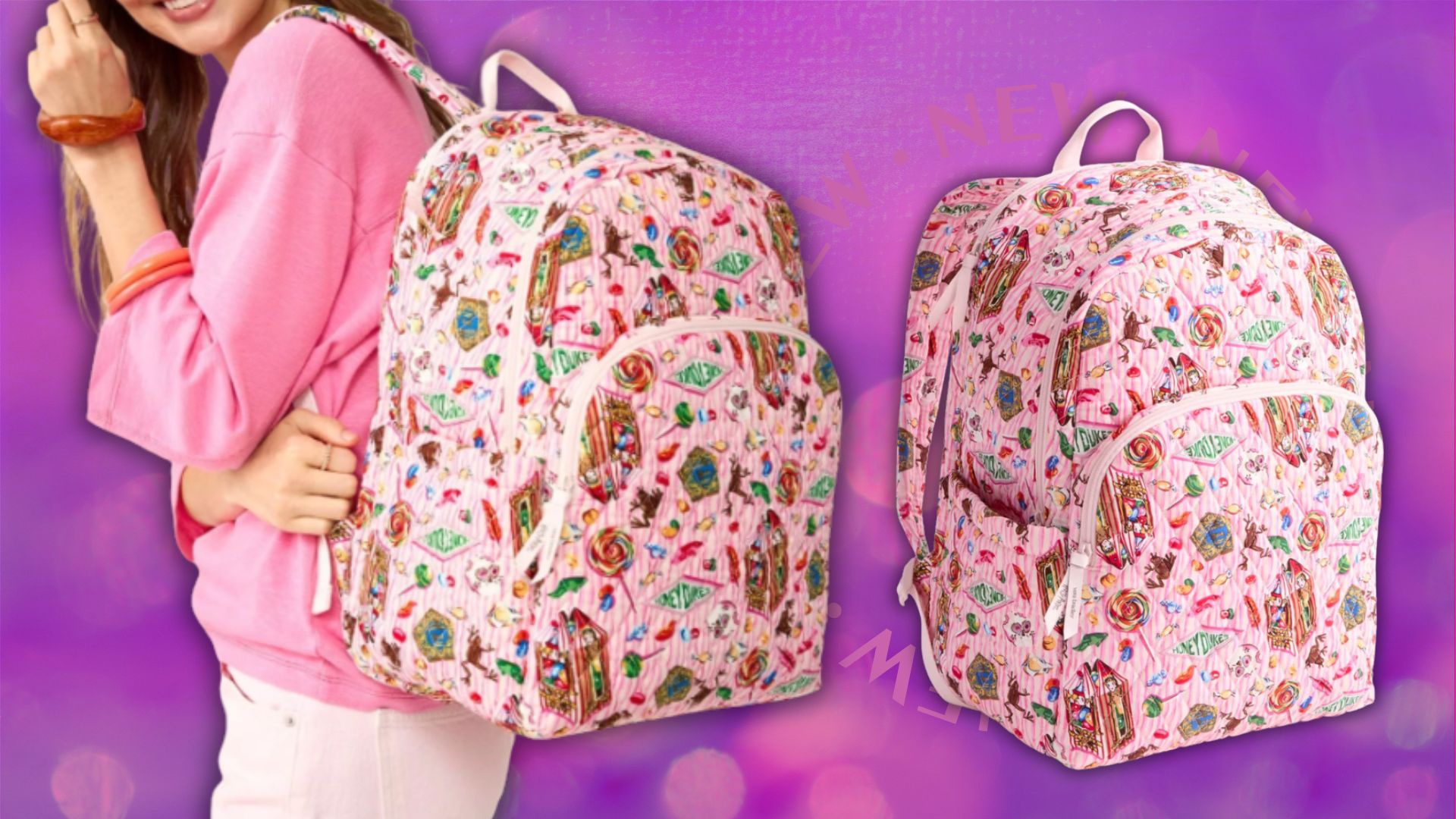 Vera Bradley Harry Potter Friends At Hogwarts Floral Backpack HEDWIG DOBBY (NEW) Vera Bradley Harry Potter Friends At Hogwarts | Mercari main image 2