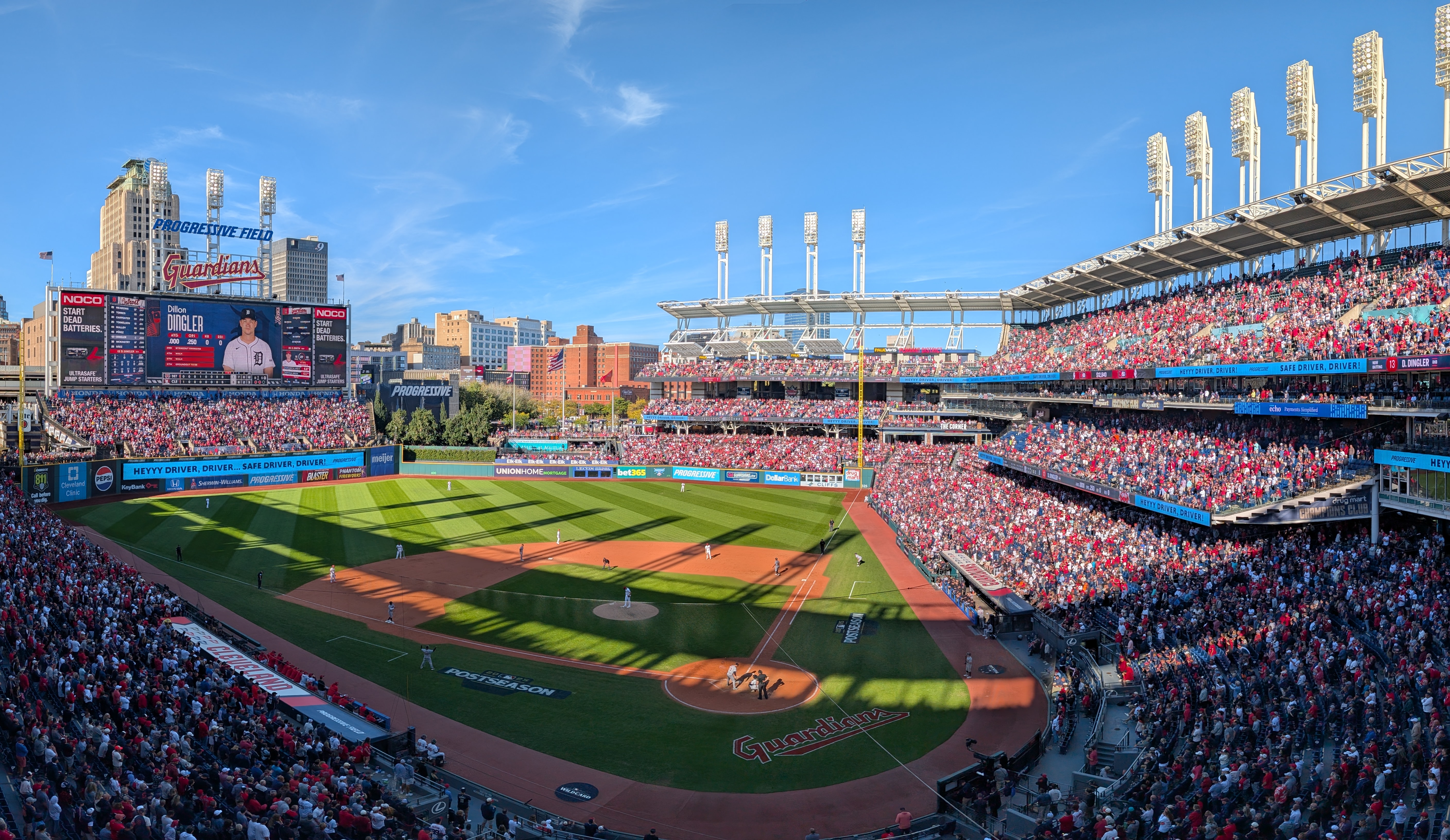 Tigers set for 3:08 first pitch in Game 3, with Progressive Field