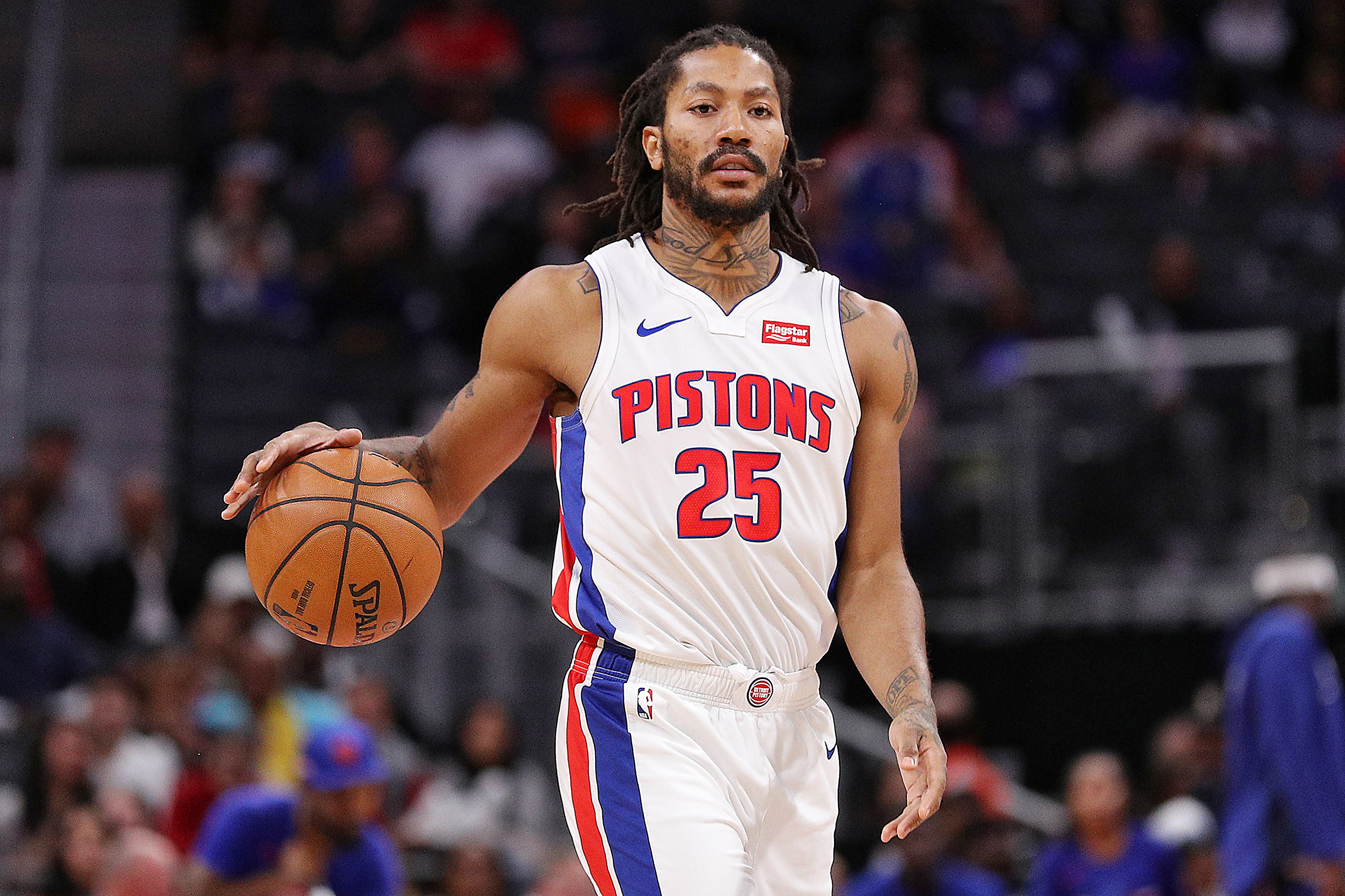 Derrick Rose starts hot but Pistons won t risk increasing workload mlive