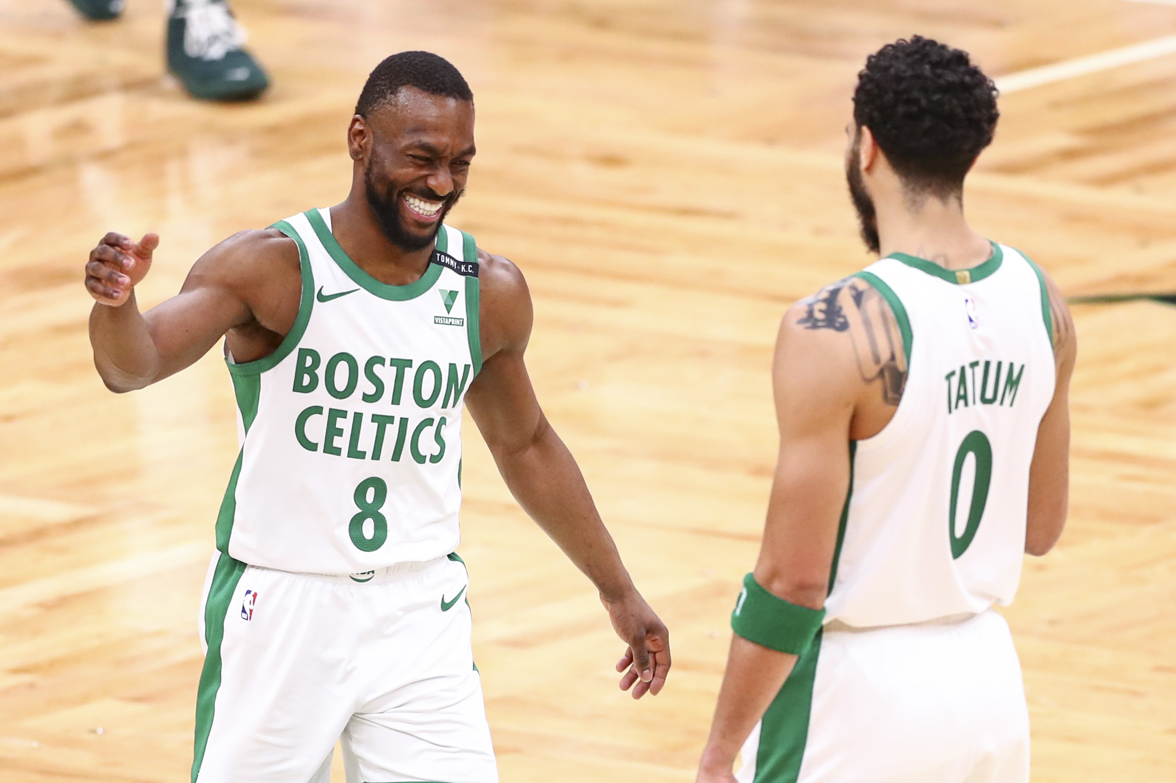 Kemba Walker advised Jayson Tatum, Jaylen Brown 'to love each