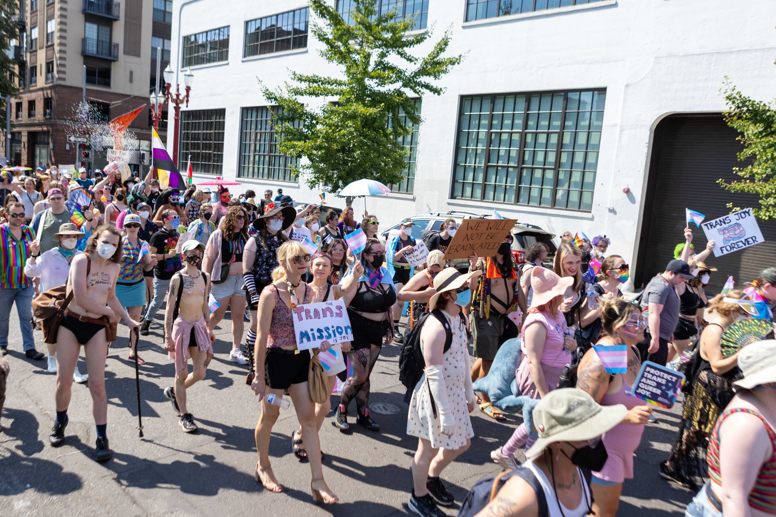 Oregon Trans Rights Portland Trans Pride March - oregonlive.com
