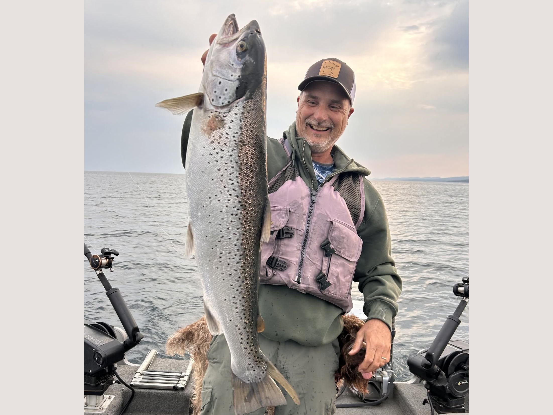 Minnesota brown trout state record broken on Lake Superior - mlive.com