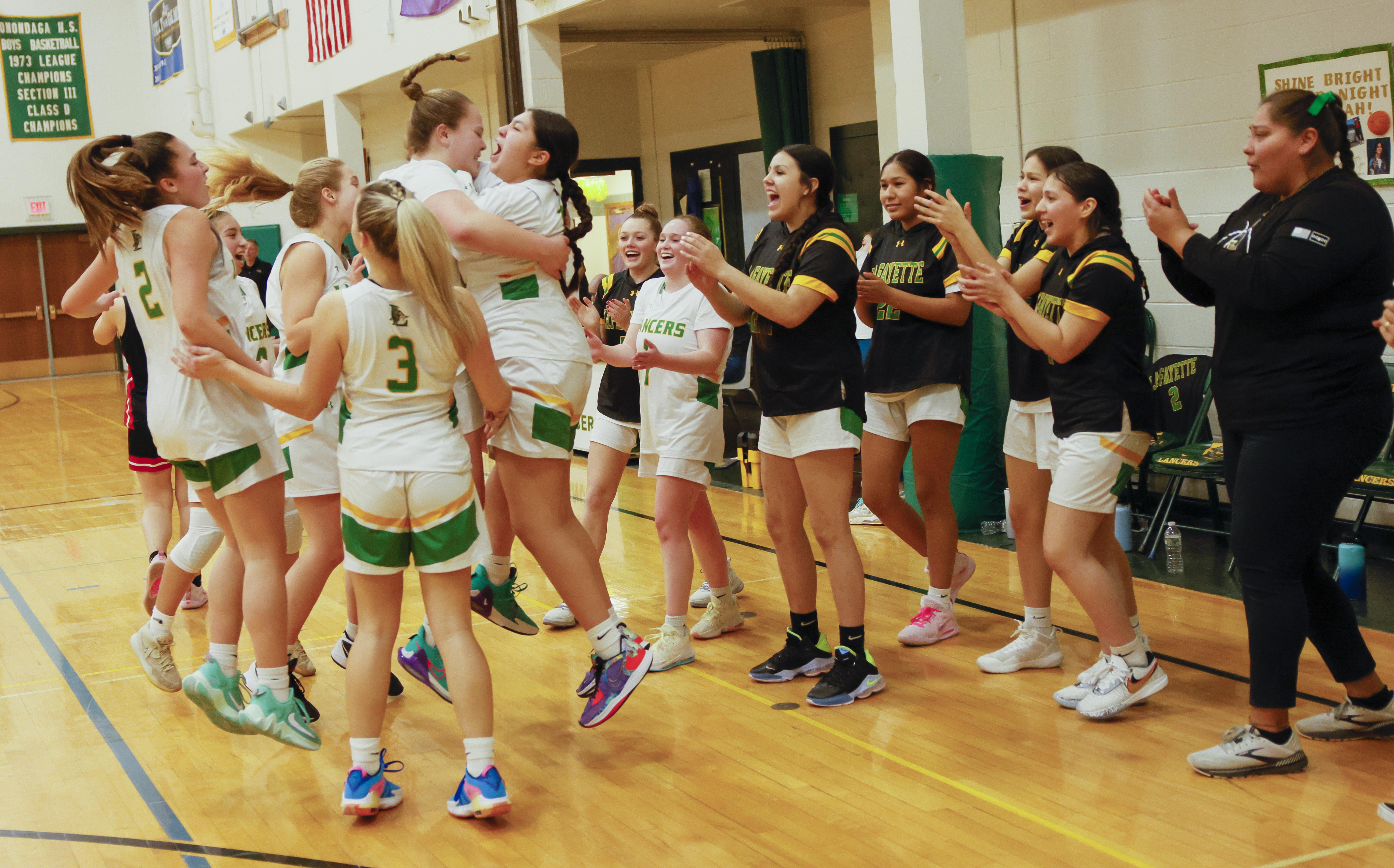 Lafayette Girls Basketball Defeats Tully 49 40 In First Class C Section Iii Challenge 