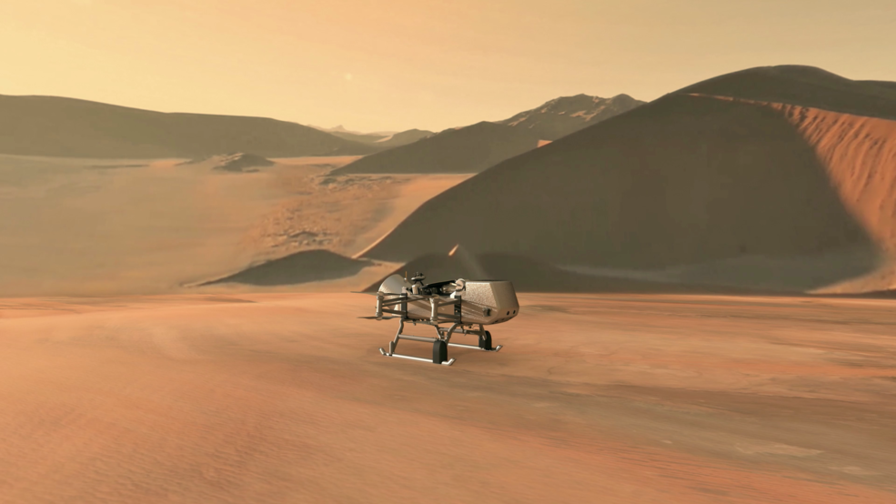 La NASA construit un drone pour rechercher des signes de vie sur la lune de Saturne